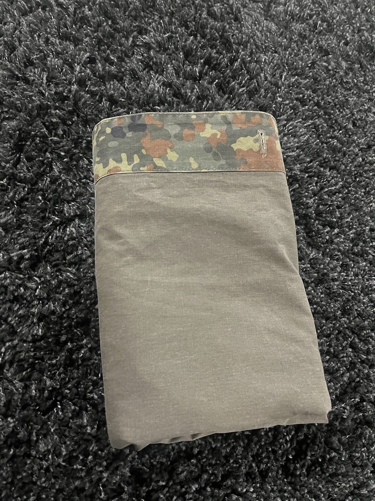Post WW2 German Bundeswehr Flecktarn Camo Zeltbahn Poncho Tent Original - Image 23