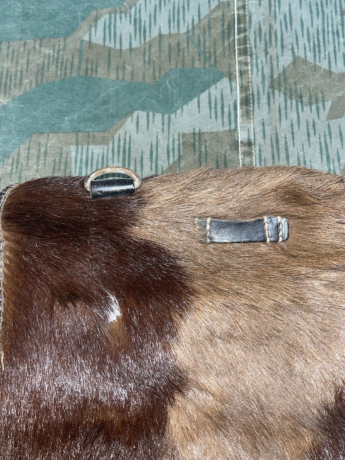 Original WW2 German Uniform M39 Pony Fur Tornister Backpack Marked 1942 - Image 4