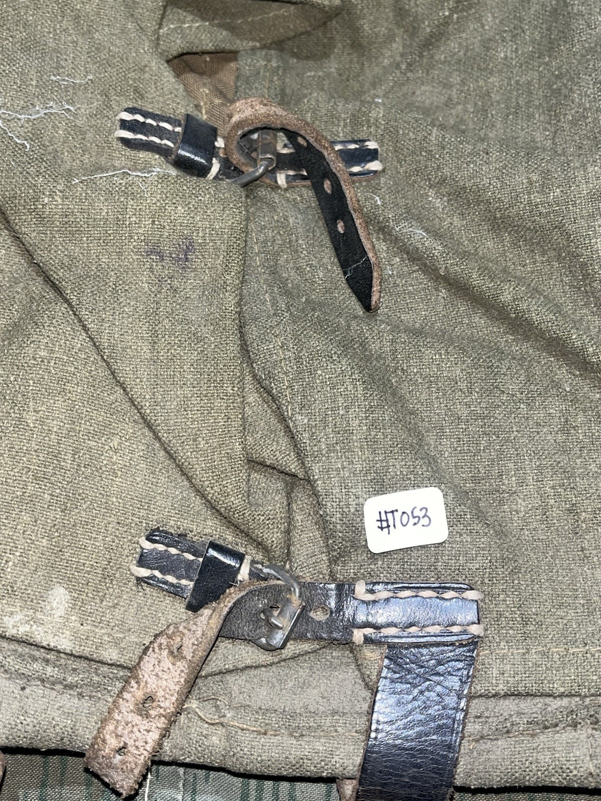 Original WW2 German Uniform M39 Pony Fur Tornister Backpack Marked 1942 - Image 13