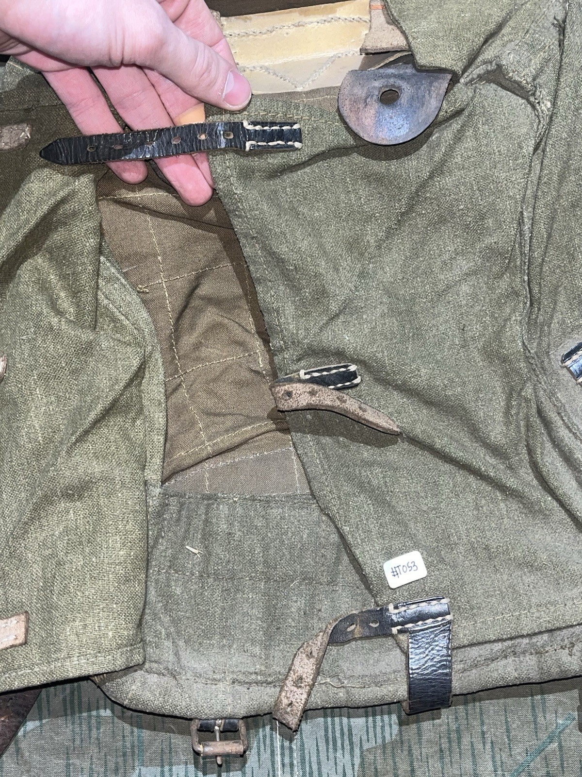 Original WW2 German Uniform M39 Pony Fur Tornister Backpack Marked 1942 - Image 18