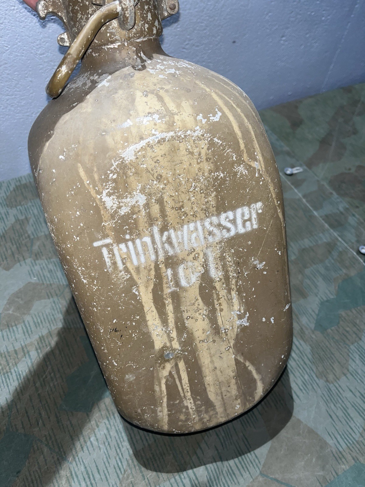 Original WW2 German FL Luftwaffe Marked AVX 10L Trinkwasser Container - Image 19