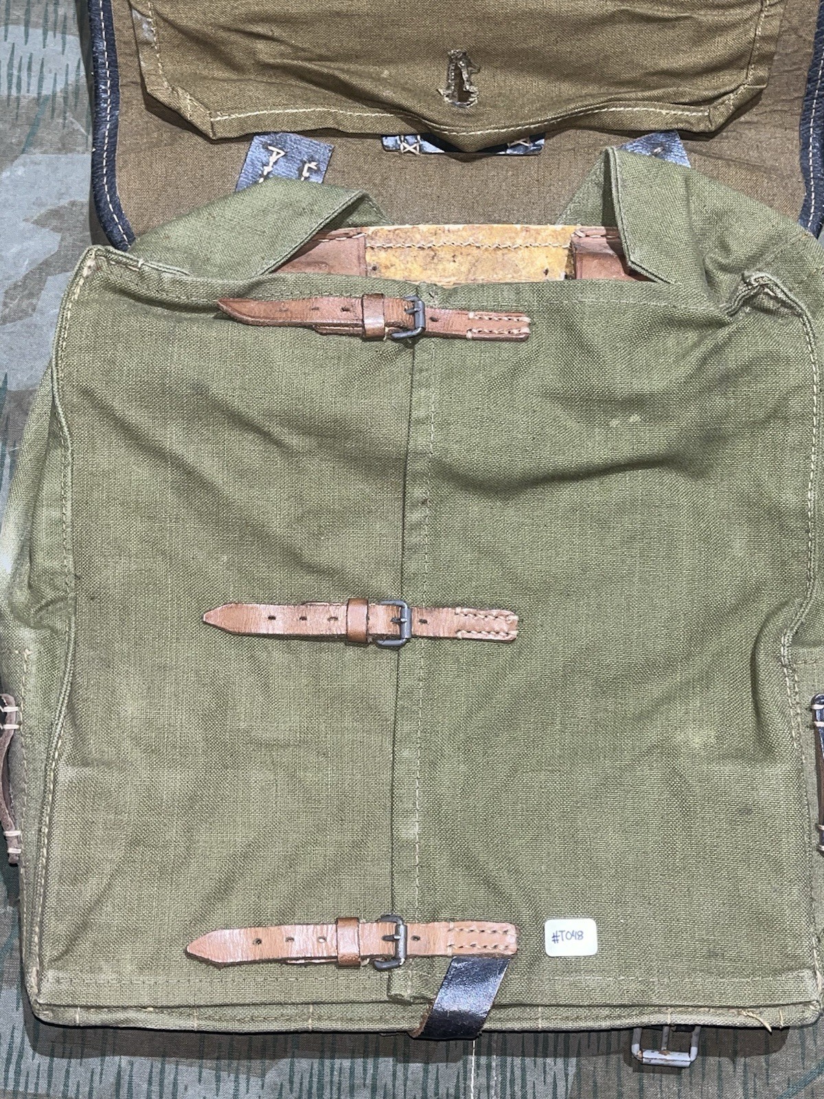 Original WW2 German Uniform M39 Pony Fur Canvas Tornister Backpack Marked 1942 - Image 15