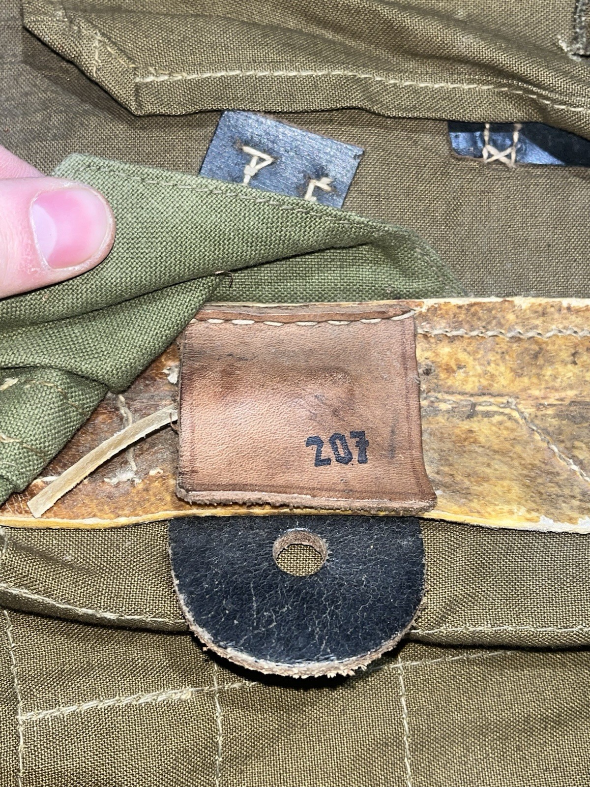 Original WW2 German Uniform M39 Pony Fur Canvas Tornister Backpack Marked 1942 - Image 22