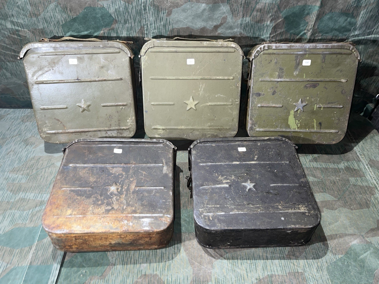 Original WW1 / WW2 Soviet Russian USSR Maxim M1910 Ammo Can 7.62X54 Good Cond.