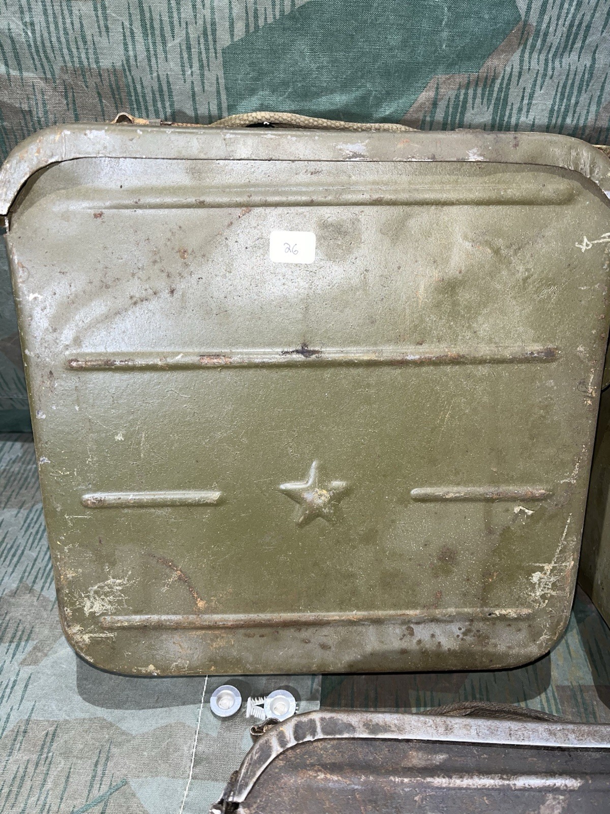 Original WW1 / WW2 Soviet Russian USSR Maxim M1910 Ammo Can 7.62X54 Good Cond. - Image 2