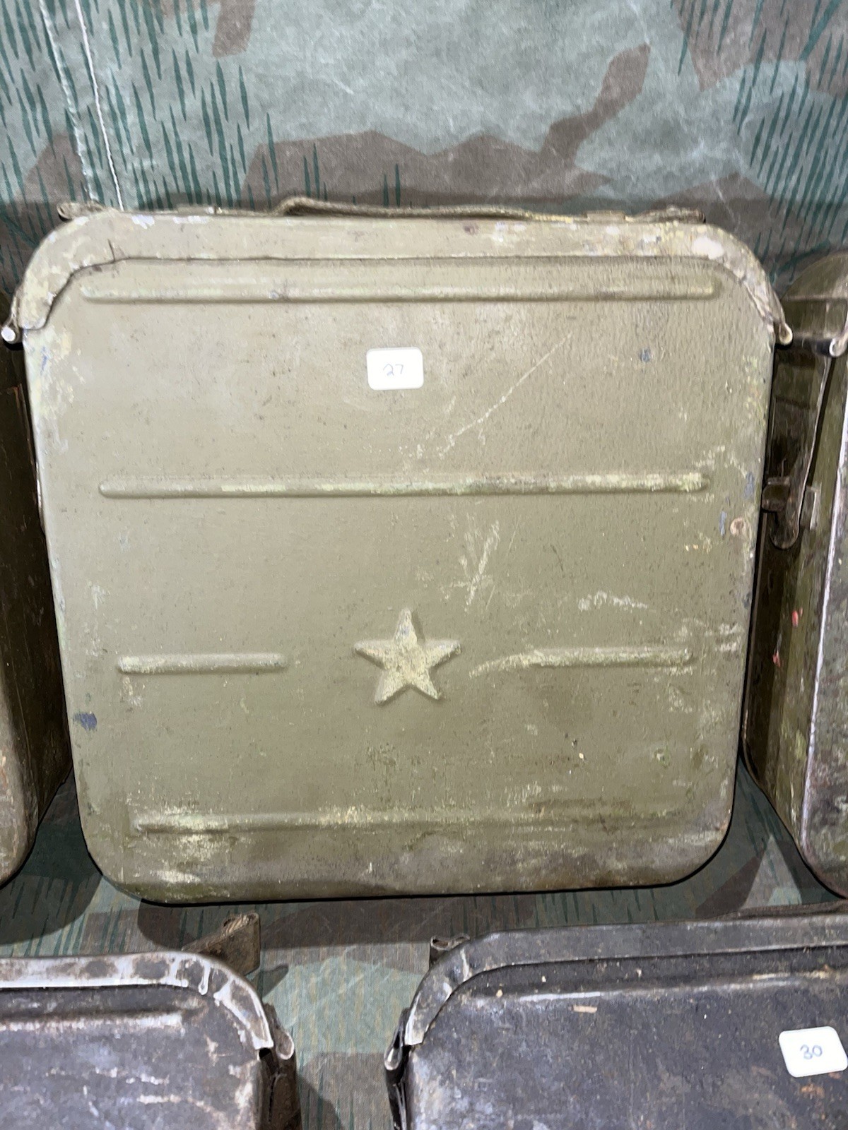Original WW1 / WW2 Soviet Russian USSR Maxim M1910 Ammo Can 7.62X54 Good Cond. - Image 3
