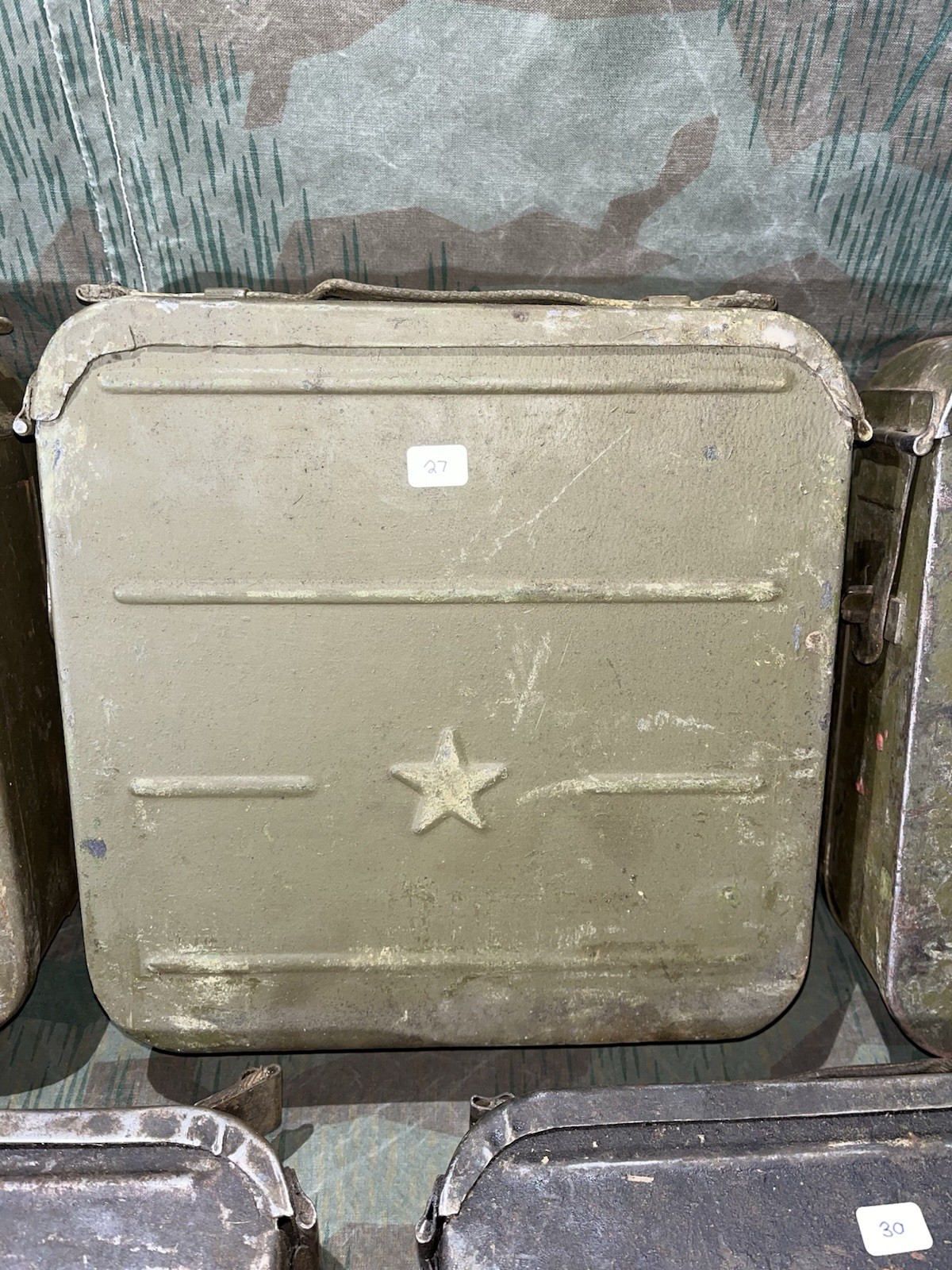 Original WW1 / WW2 Soviet Russian USSR Maxim M1910 Ammo Can 7.62X54 Good Cond. - Image 4
