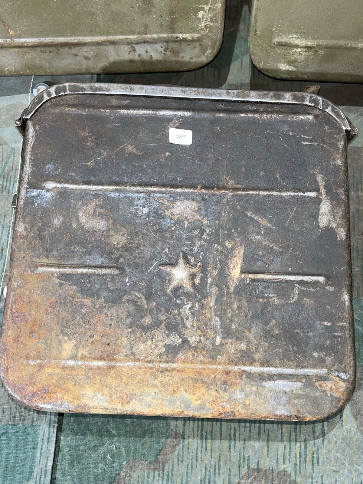 Original WW1 / WW2 Soviet Russian USSR Maxim M1910 Ammo Can 7.62X54 Good Cond. - Image 6