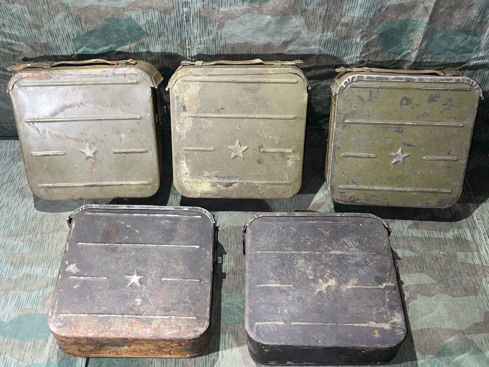 Original WW1 / WW2 Soviet Russian USSR Maxim M1910 Ammo Can 7.62X54 Good Cond. - Image 8