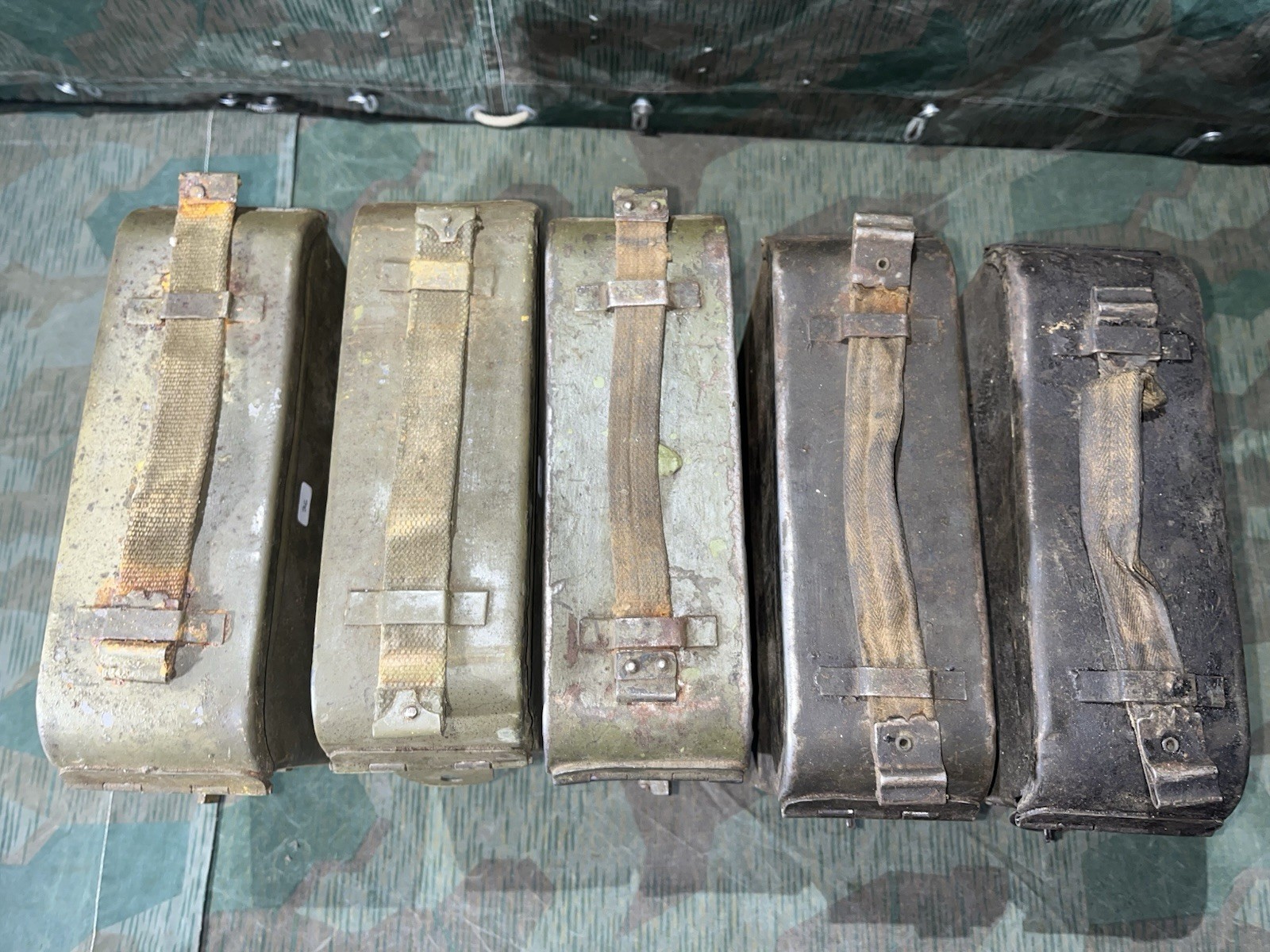 Original WW1 / WW2 Soviet Russian USSR Maxim M1910 Ammo Can 7.62X54 Good Cond. - Image 11