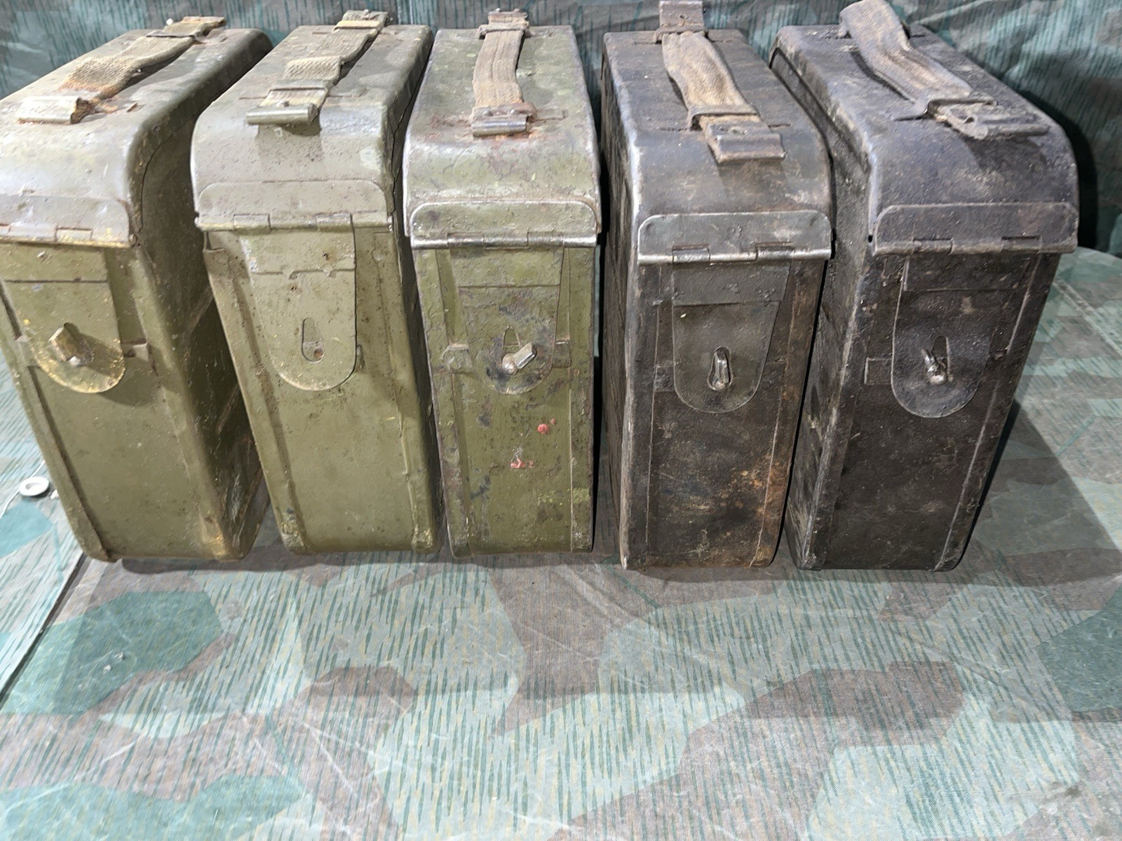Original WW1 / WW2 Soviet Russian USSR Maxim M1910 Ammo Can 7.62X54 Good Cond. - Image 12