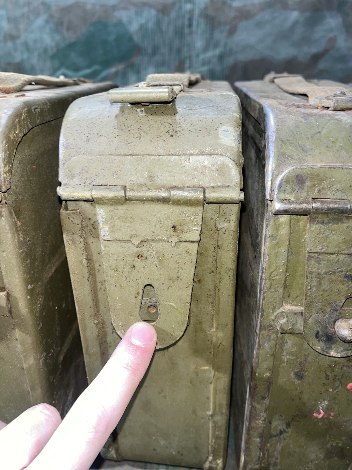 Original WW1 / WW2 Soviet Russian USSR Maxim M1910 Ammo Can 7.62X54 Good Cond. - Image 13