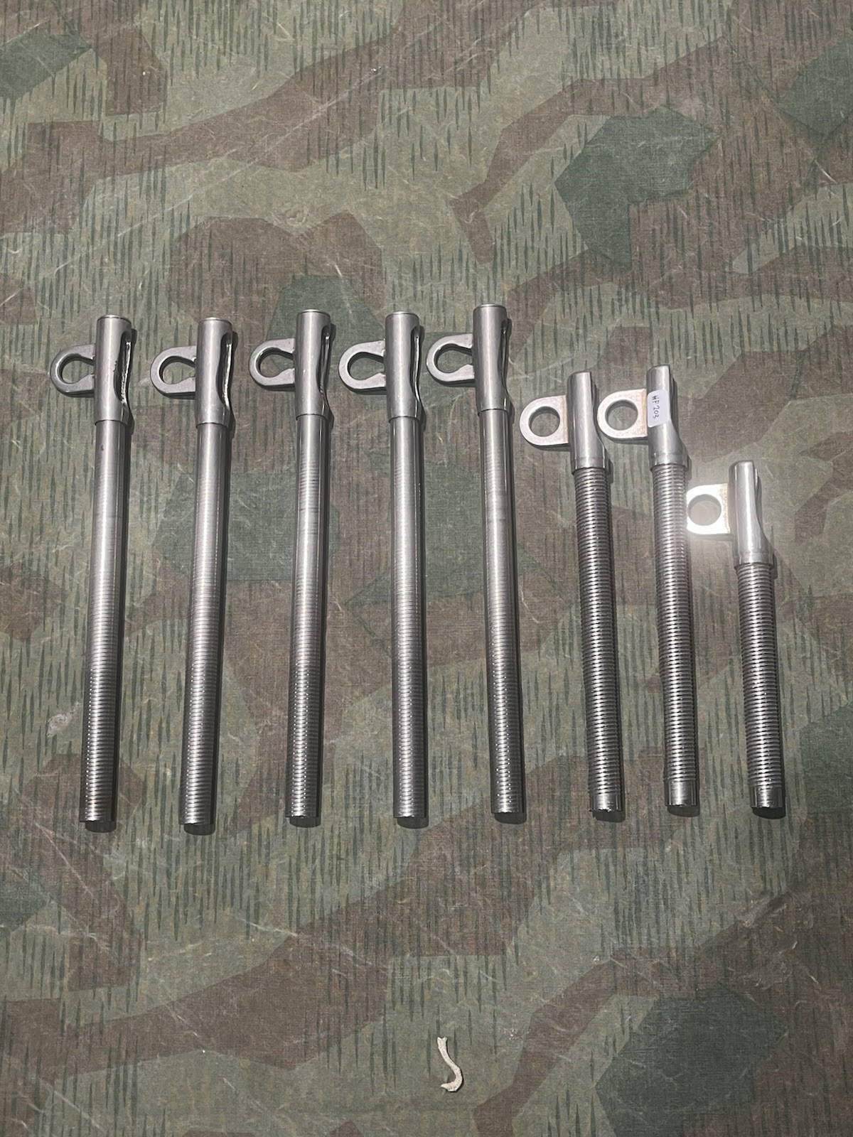 WW2 German Style Gebirgsjäger Mountain Climbing 8x Ice Screw Hooks Salewa W. German