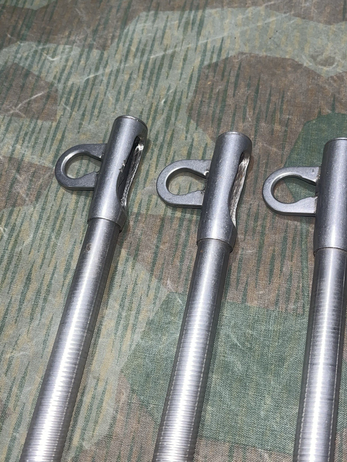 WW2 German Style Gebirgsjäger Mountain Climbing 8x Ice Screw Hooks Salewa W. German - Image 2