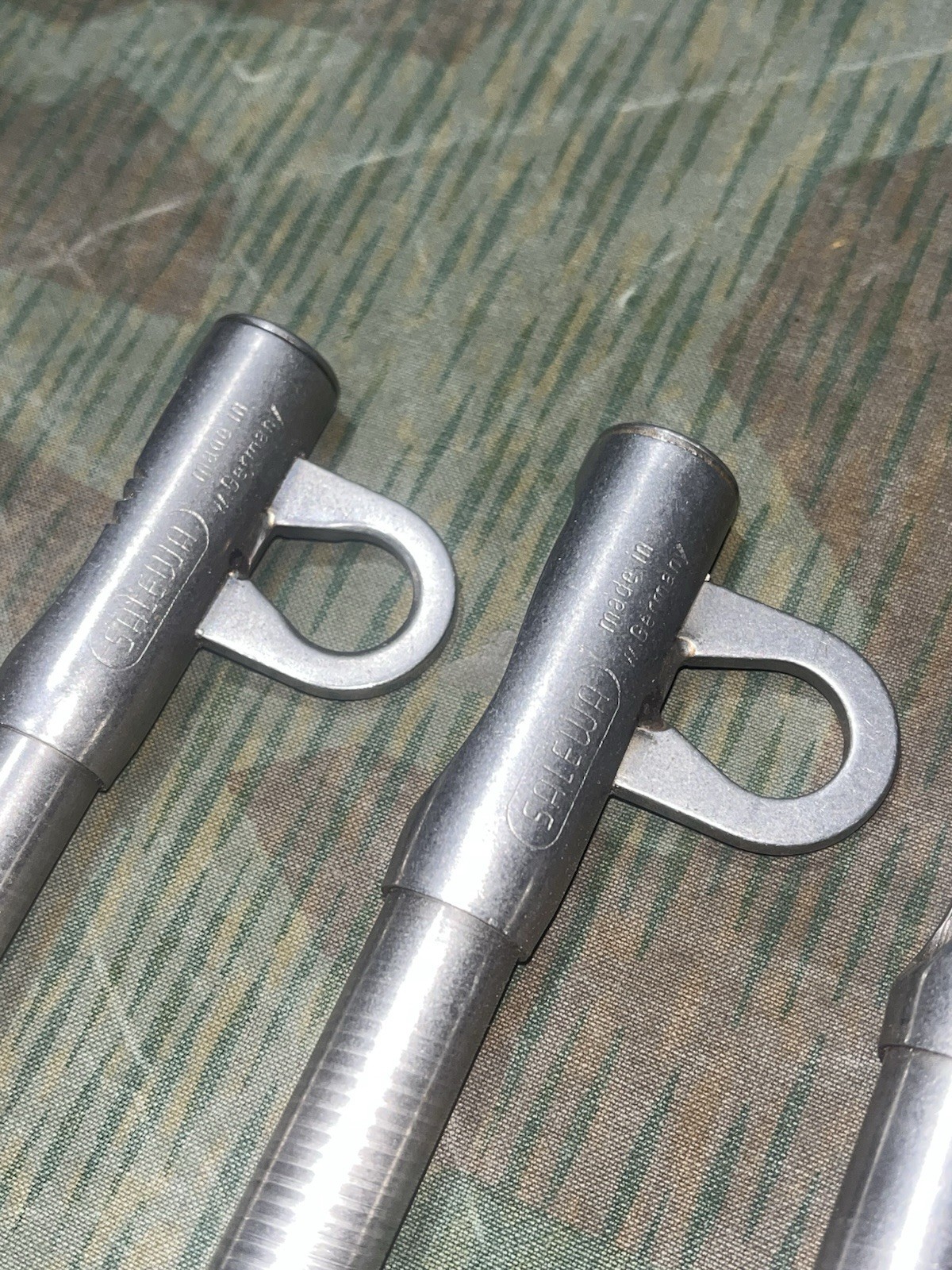 WW2 German Style Gebirgsjäger Mountain Climbing 8x Ice Screw Hooks Salewa W. German - Image 8