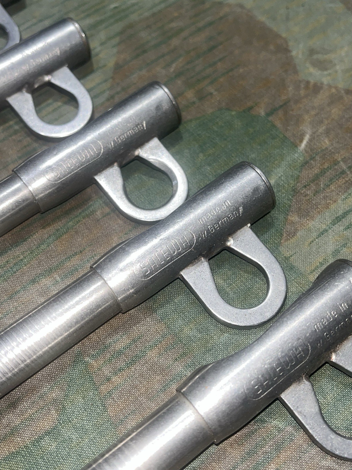 WW2 German Style Gebirgsjäger Mountain Climbing 8x Ice Screw Hooks Salewa W. German - Image 9