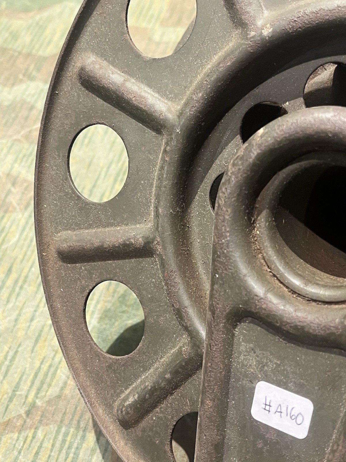 Original WW2 German FF33 Field Telephone Wire Hand Cable Reel 1937 - Image 3