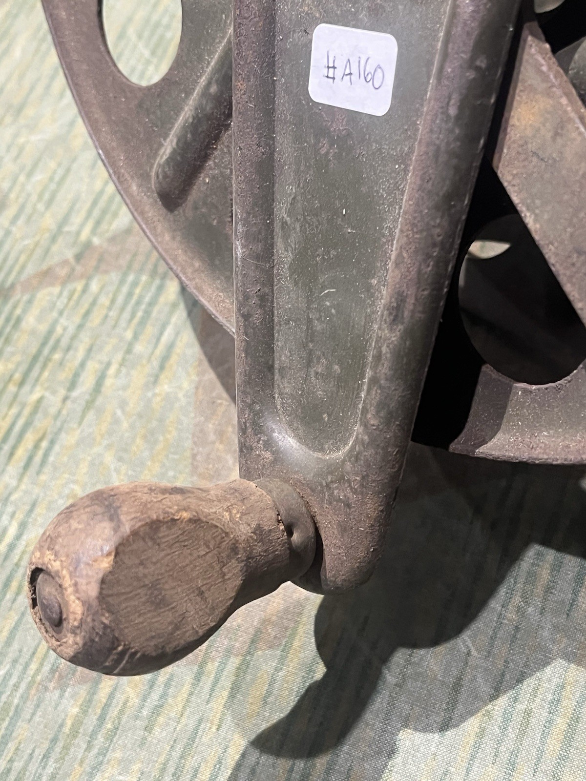 Original WW2 German FF33 Field Telephone Wire Hand Cable Reel 1937 - Image 6
