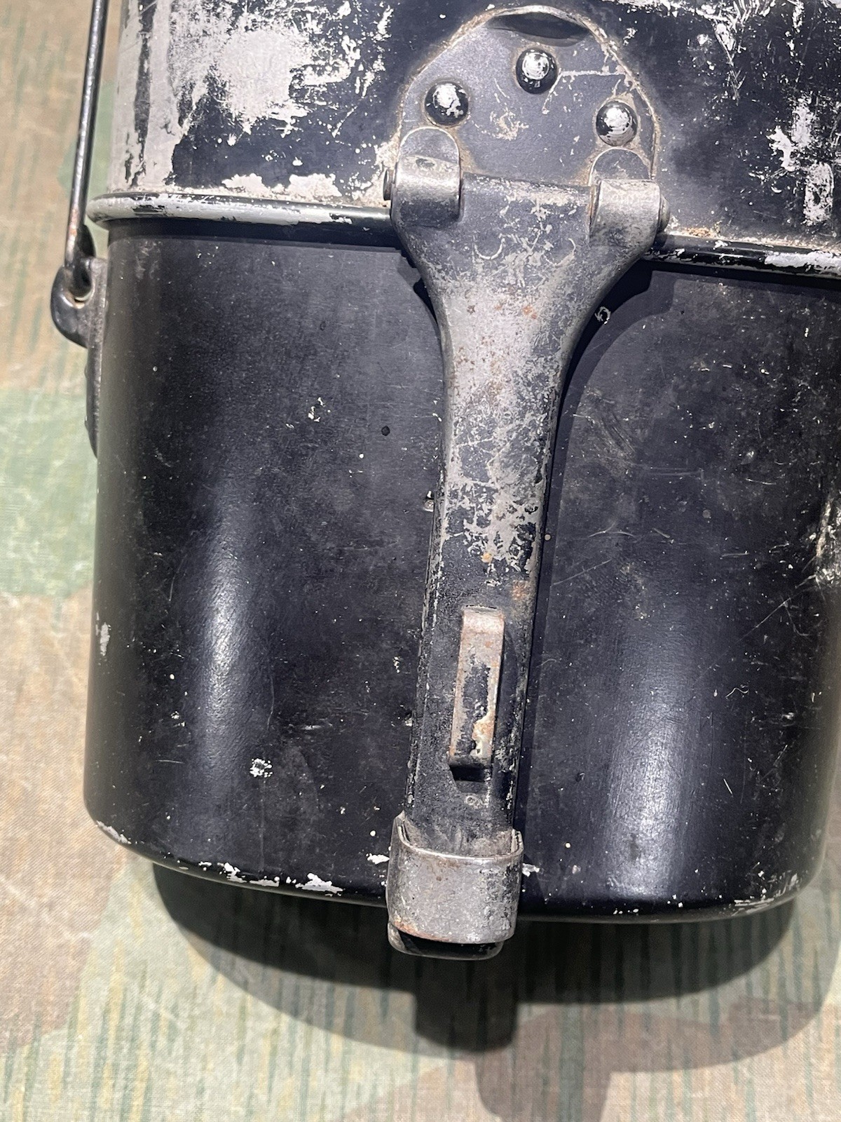 Original WW1 / WW2 German M1910 Style Mess Tin Kit Marked FA2 1934 - Image 3
