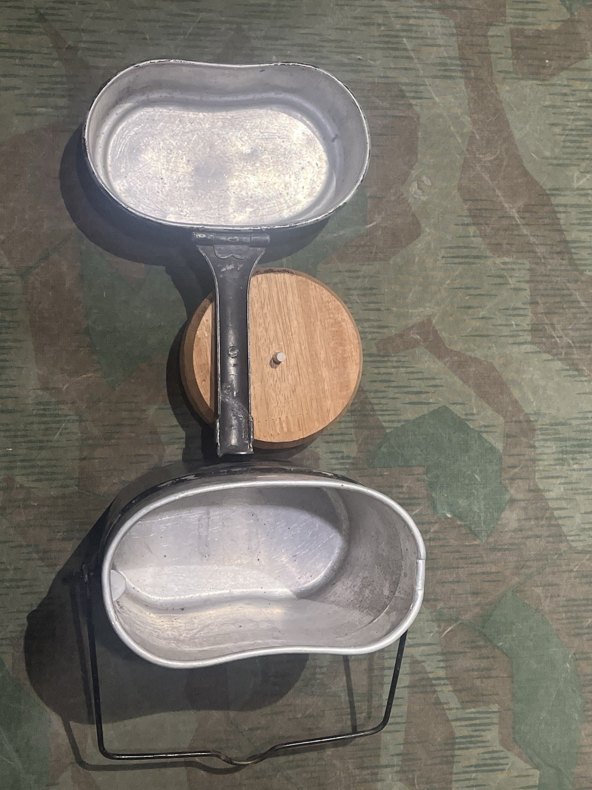 Original WW1 / WW2 German M1910 Style Mess Tin Kit Marked FA2 1934 - Image 11