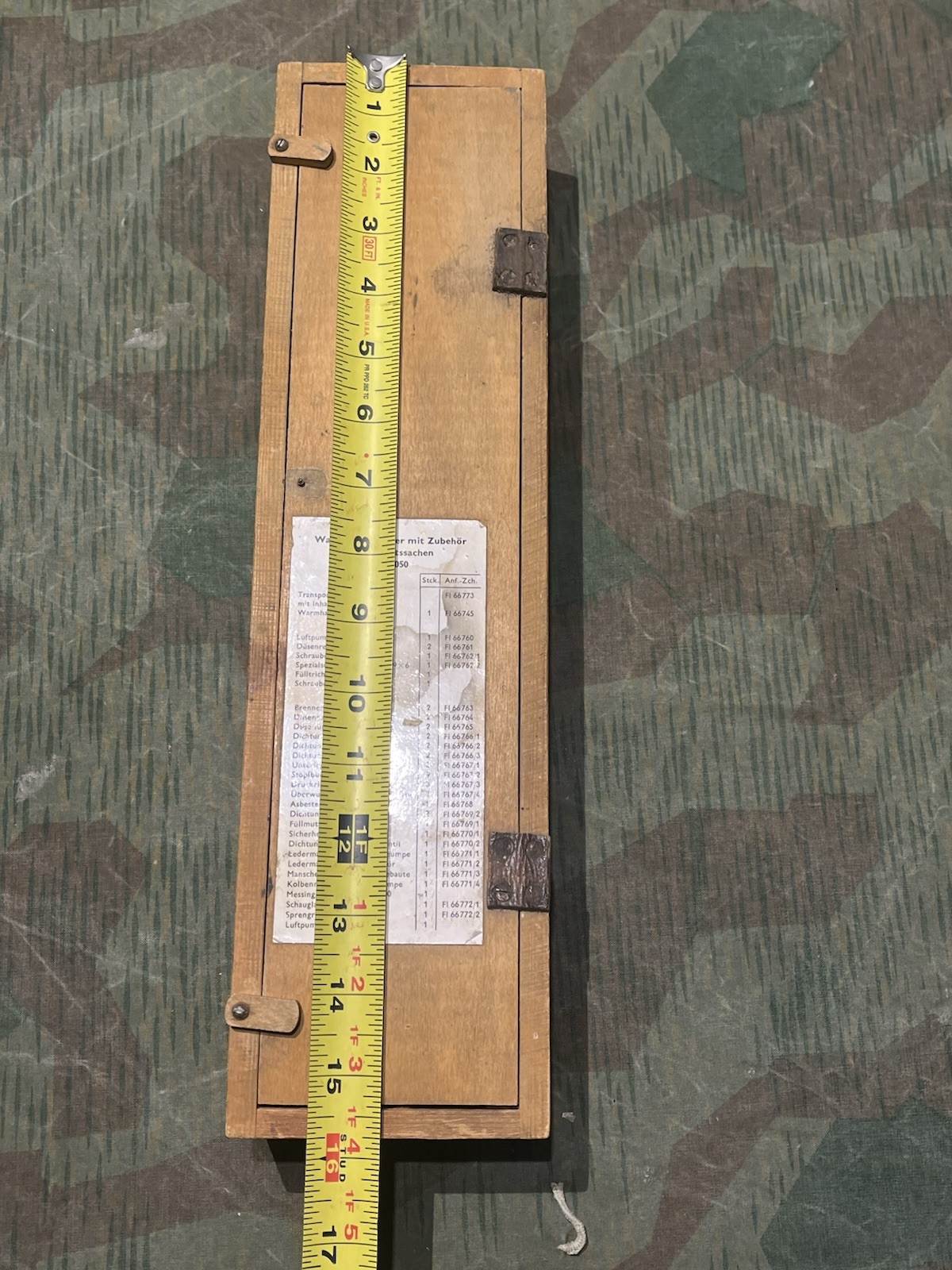 Original WW2 German Luftwaffe Warmhaltebrenner mit Zubehör Spare Parts Box - Image 21