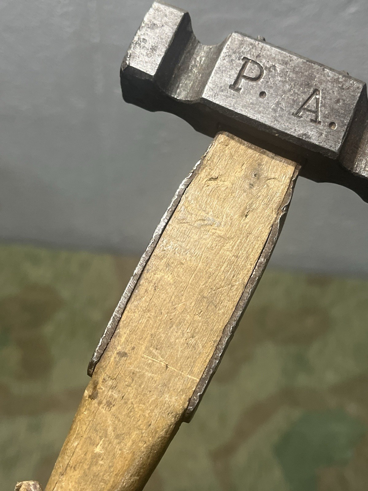 Original WW2 German Gebirgsjäger Mountain Climbing Hammer Unit Marked - Image 6