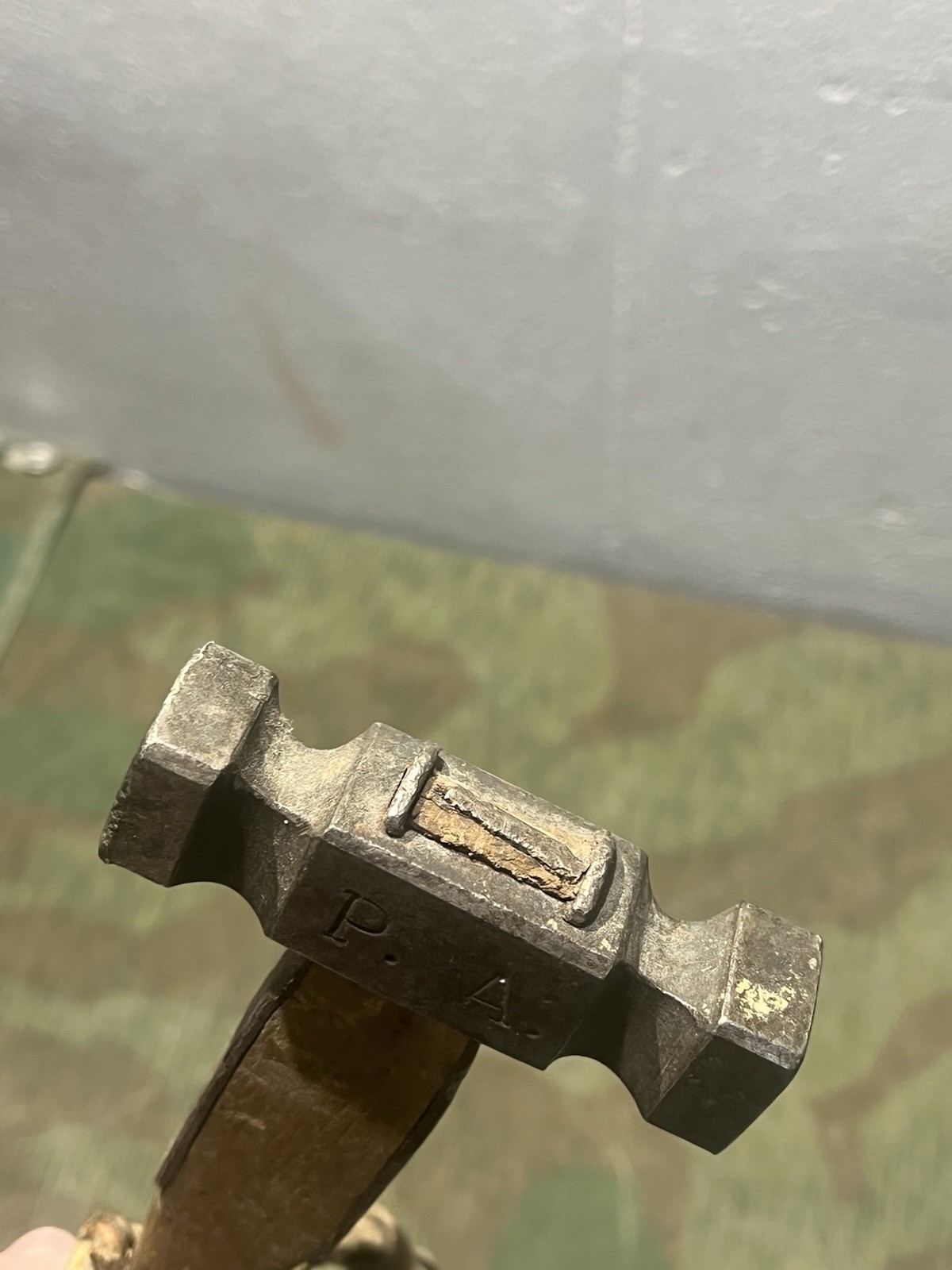 Original WW2 German Gebirgsjäger Mountain Climbing Hammer Unit Marked - Image 8