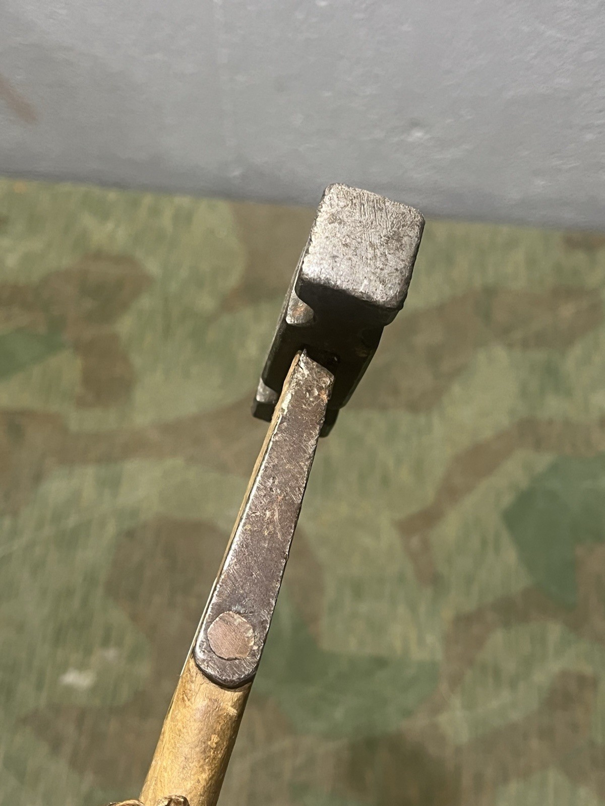 Original WW2 German Gebirgsjäger Mountain Climbing Hammer Unit Marked - Image 11