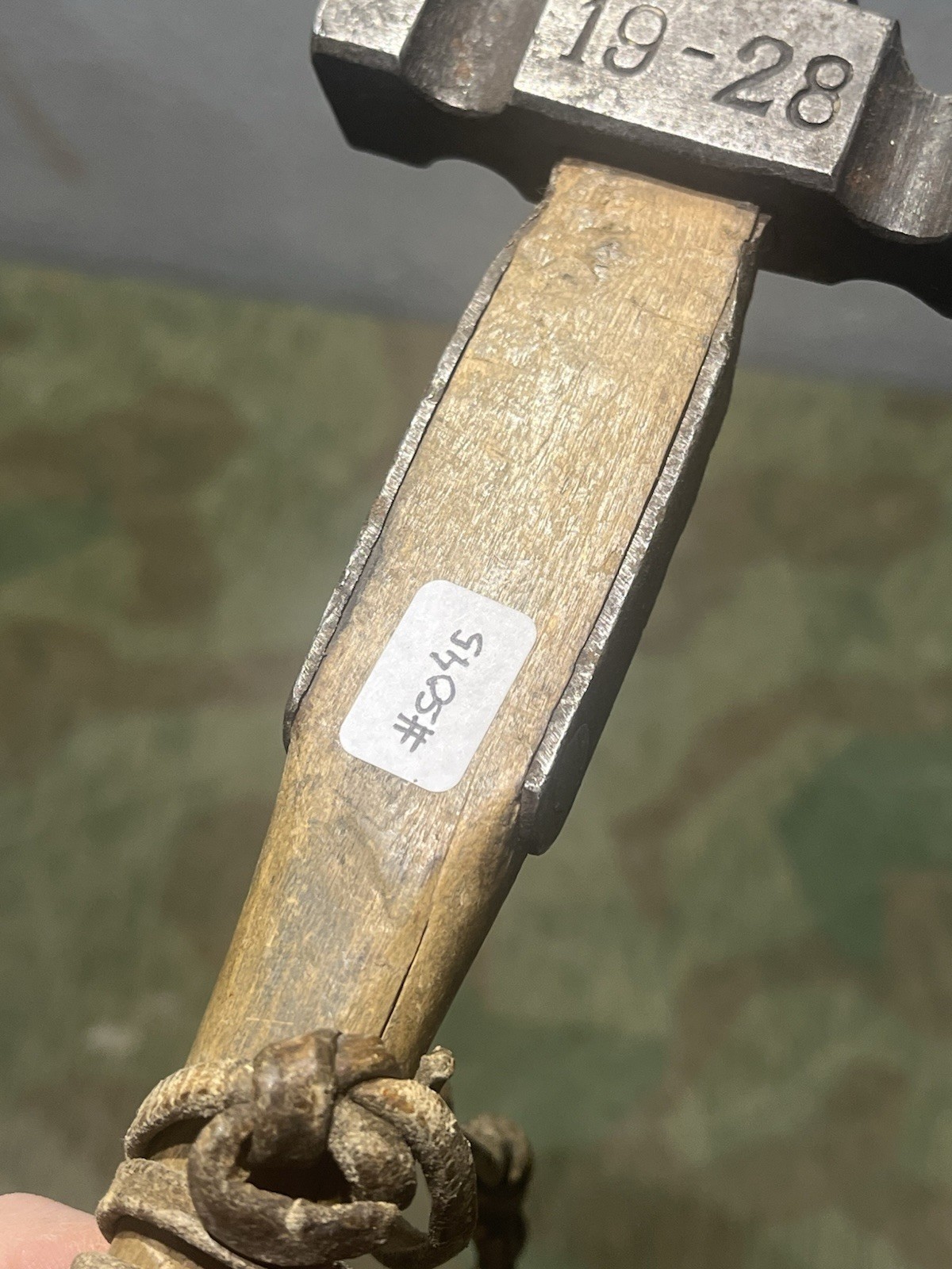 Original WW2 German Gebirgsjäger Mountain Climbing Hammer Unit Marked - Image 13