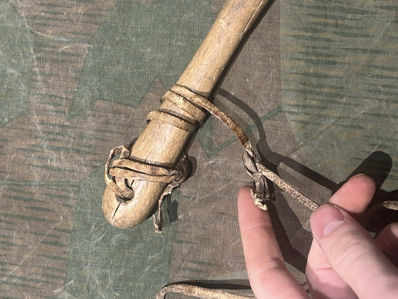 Original WW2 German Gebirgsjäger Mountain Climbing Hammer Unit Marked - Image 14