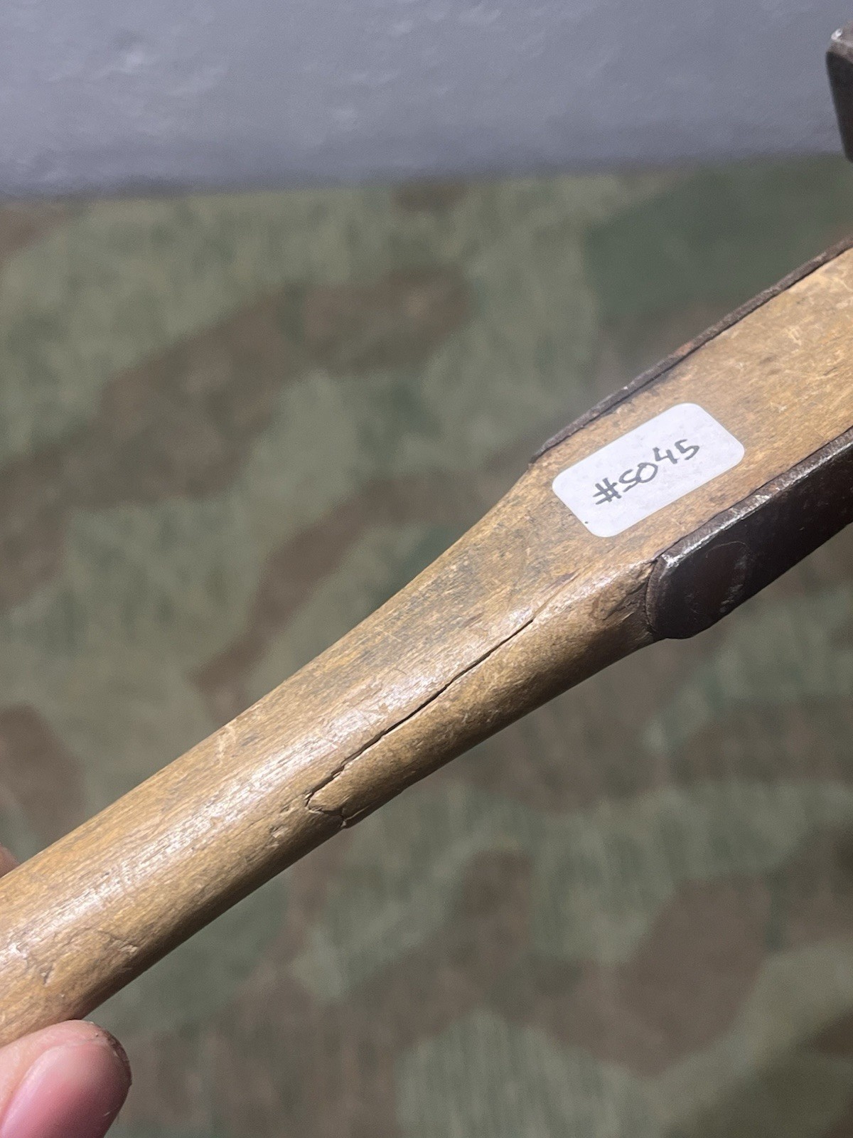 Original WW2 German Gebirgsjäger Mountain Climbing Hammer Unit Marked - Image 16