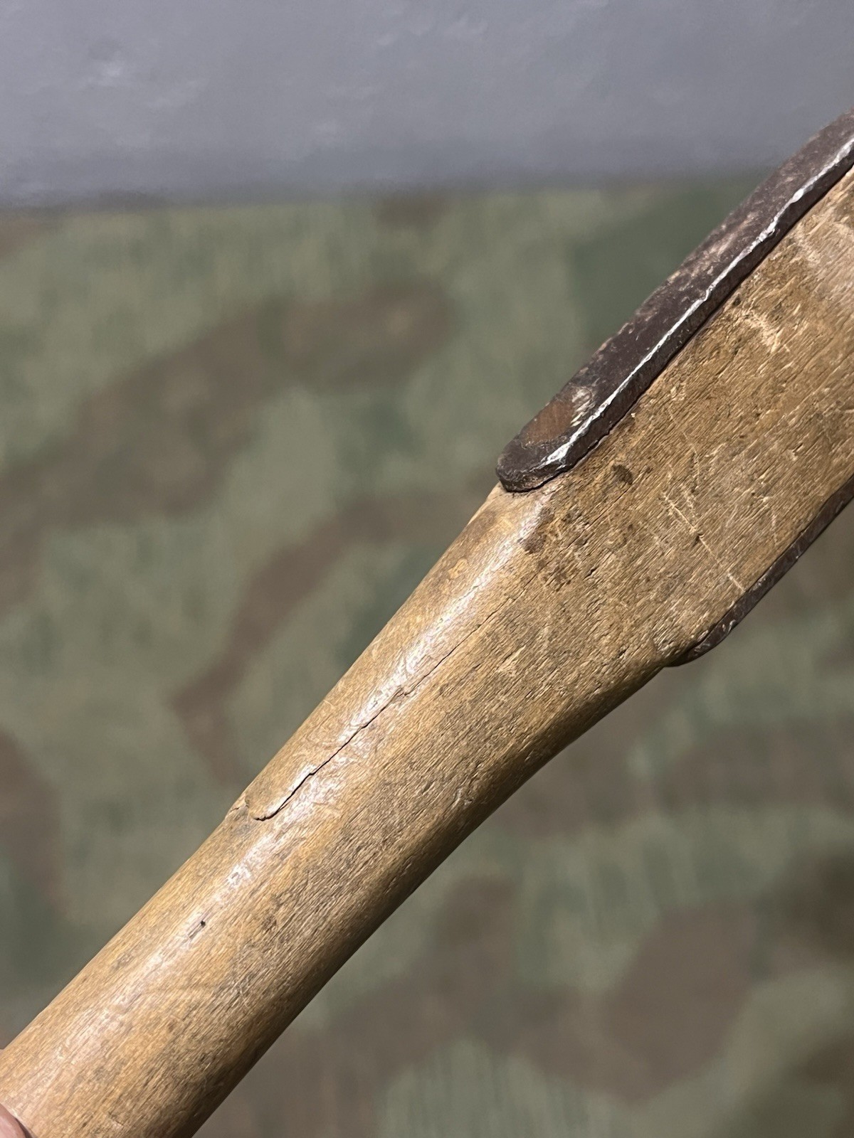 Original WW2 German Gebirgsjäger Mountain Climbing Hammer Unit Marked - Image 18