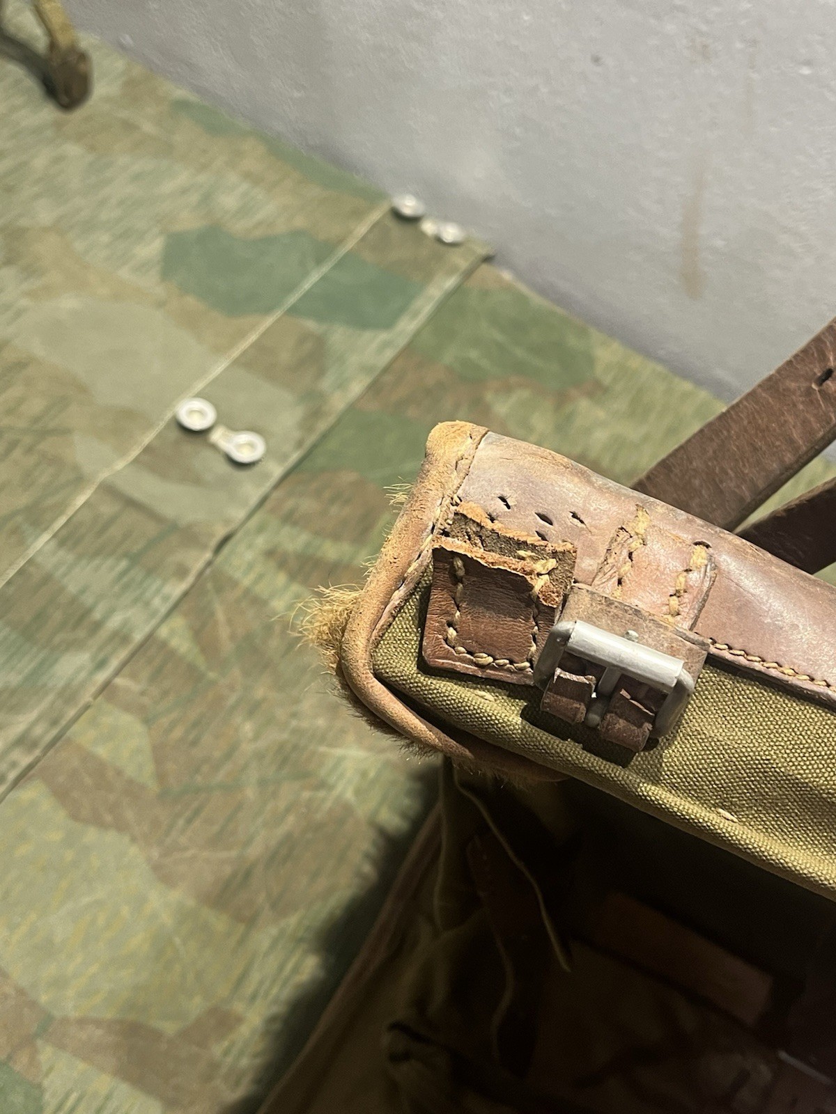 Original WW2 German Uniform M34 Pony Fur Tornister Backpack Marked 1942 RAD - Image 14
