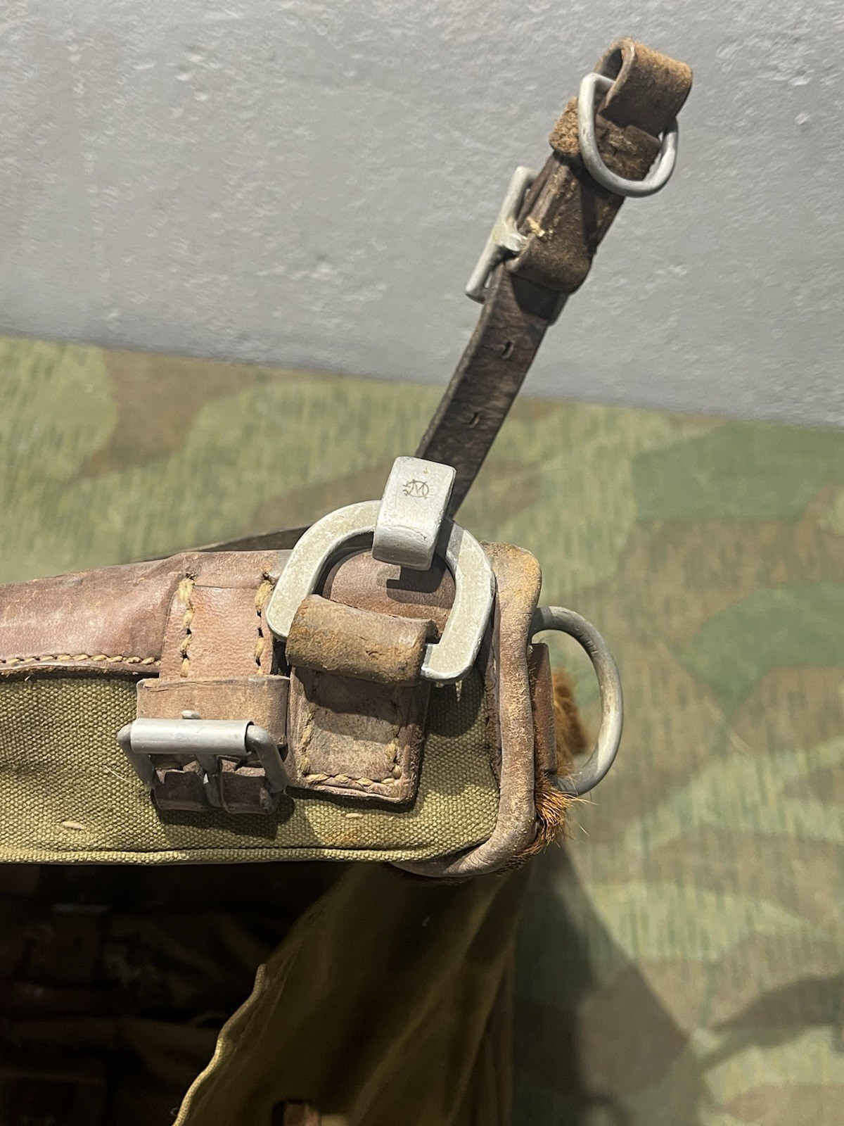 Original WW2 German Uniform M34 Pony Fur Tornister Backpack Marked 1942 RAD - Image 15