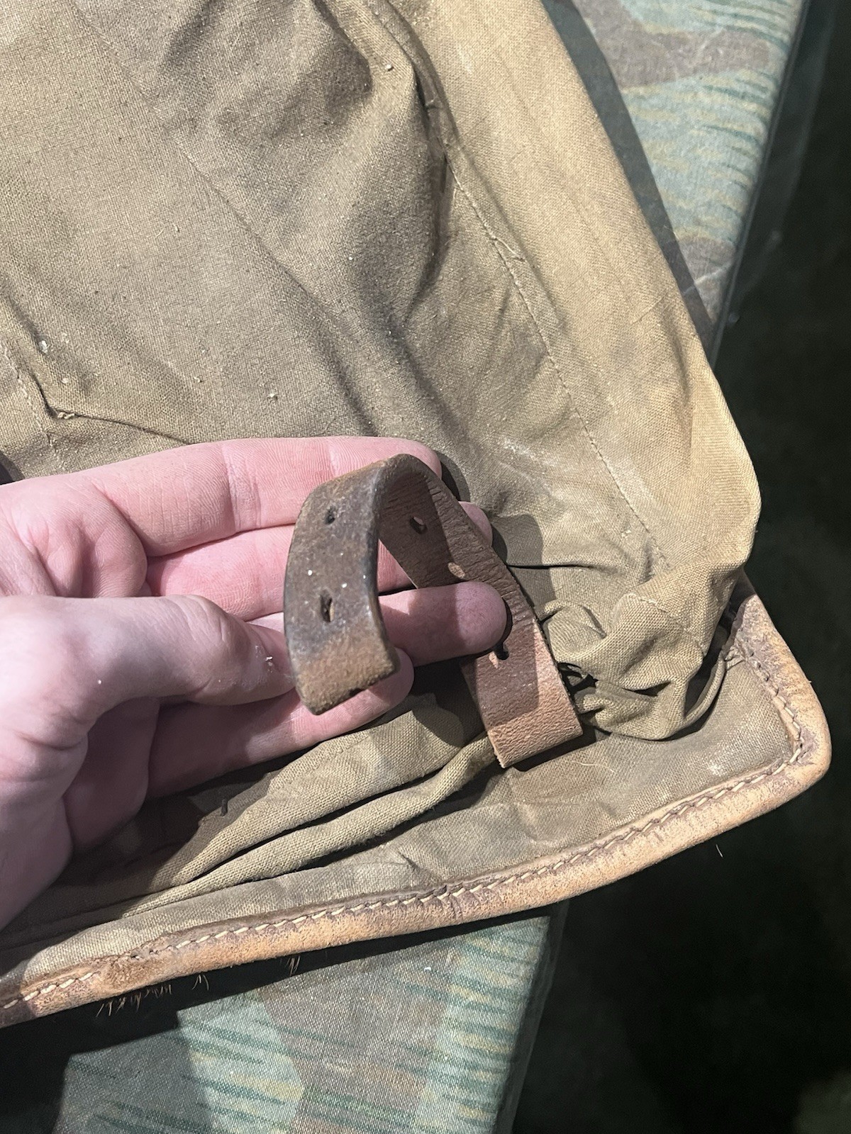 Original WW2 German Uniform M34 Pony Fur Tornister Backpack Marked 1942 RAD - Image 21