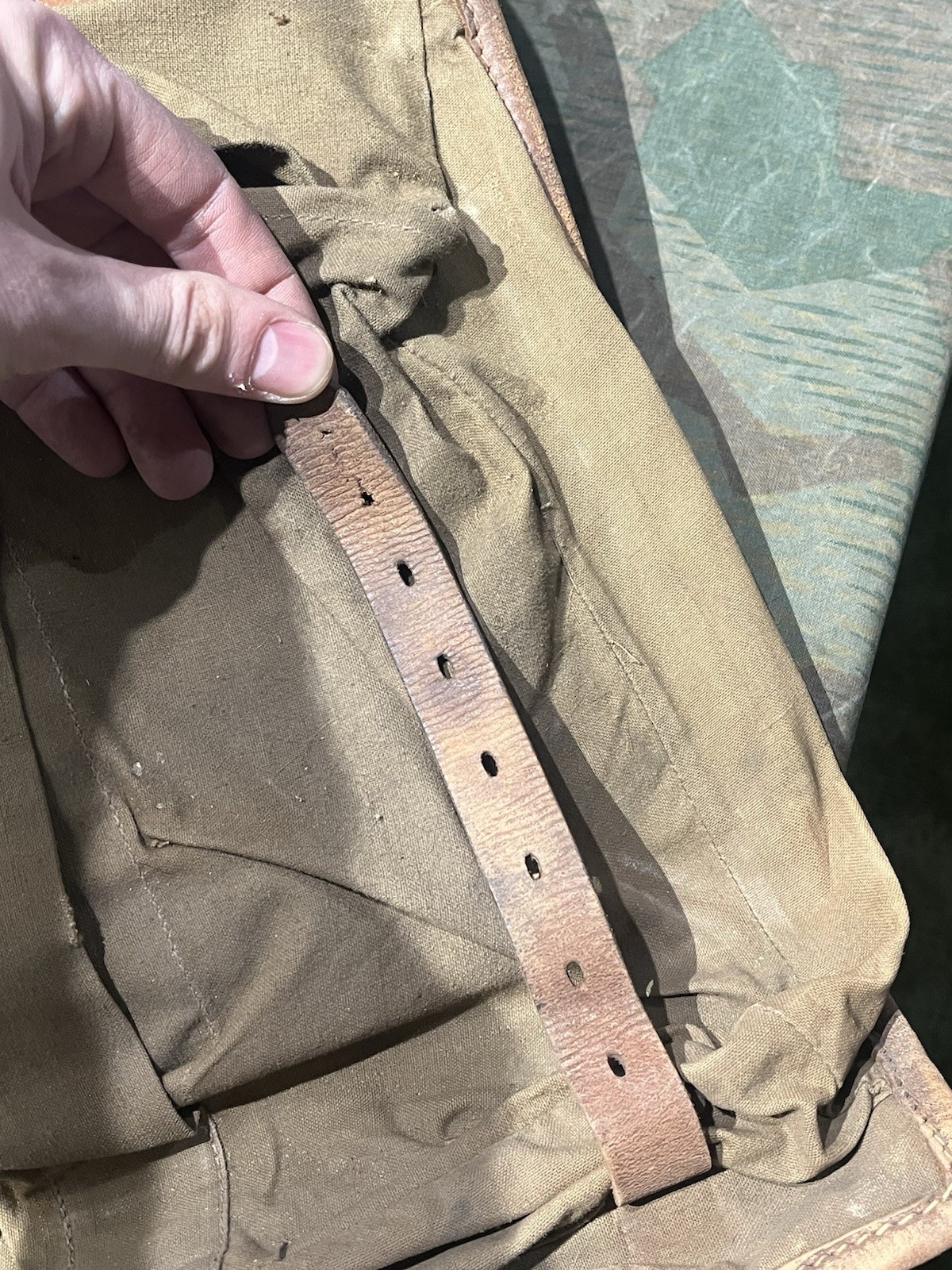 Original WW2 German Uniform M34 Pony Fur Tornister Backpack Marked 1942 RAD - Image 22