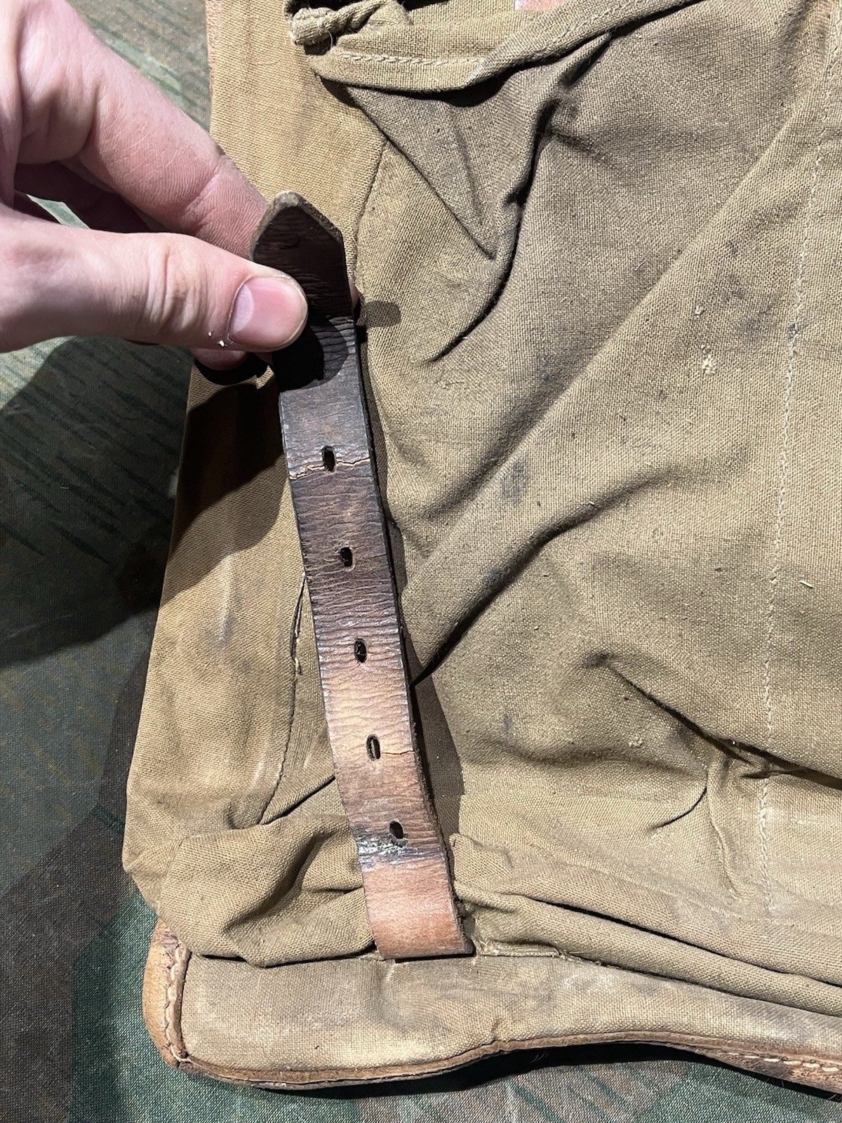 Original WW2 German Uniform M34 Pony Fur Tornister Backpack Marked 1942 RAD - Image 23