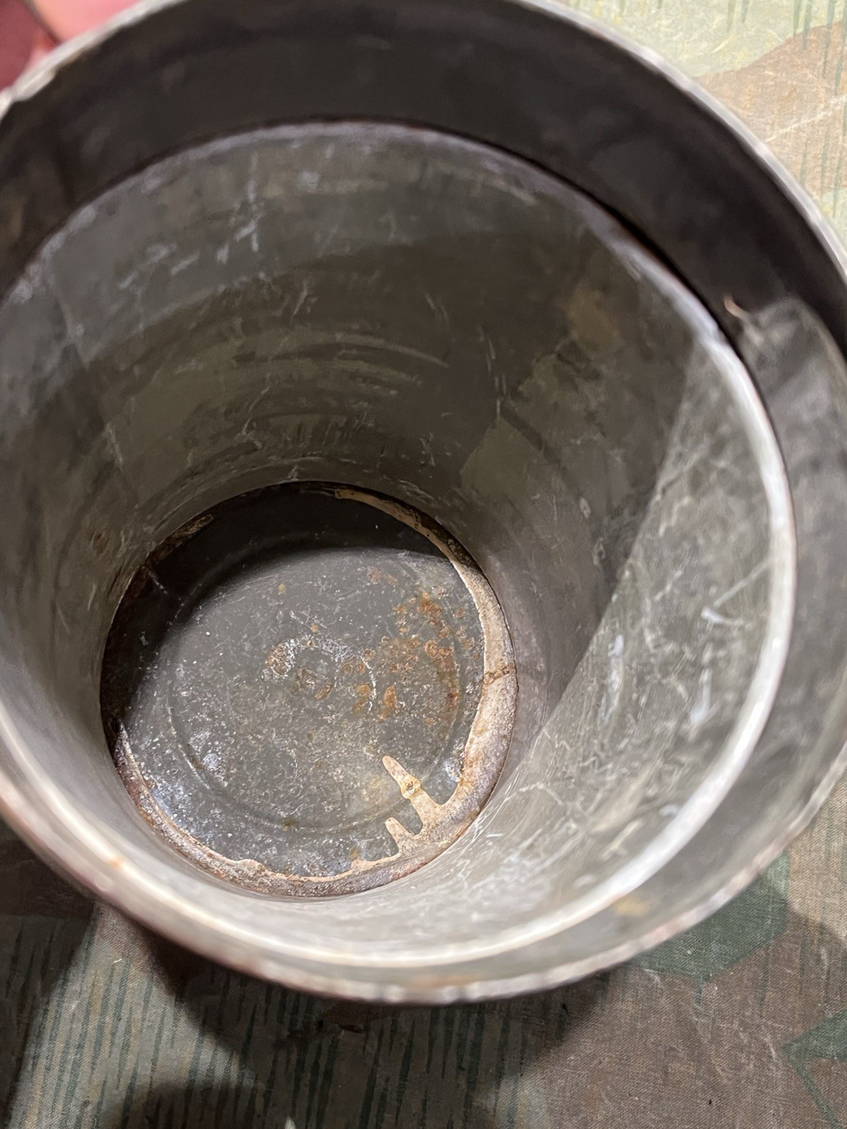 Original WW2 German GM38 Gas Mask, Filter, & Canister Marked AGO 1943 - Image 20