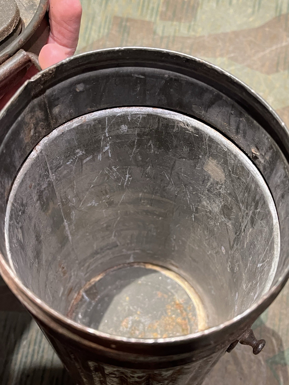 Original WW2 German GM38 Gas Mask, Filter, & Canister Marked AGO 1943 - Image 21