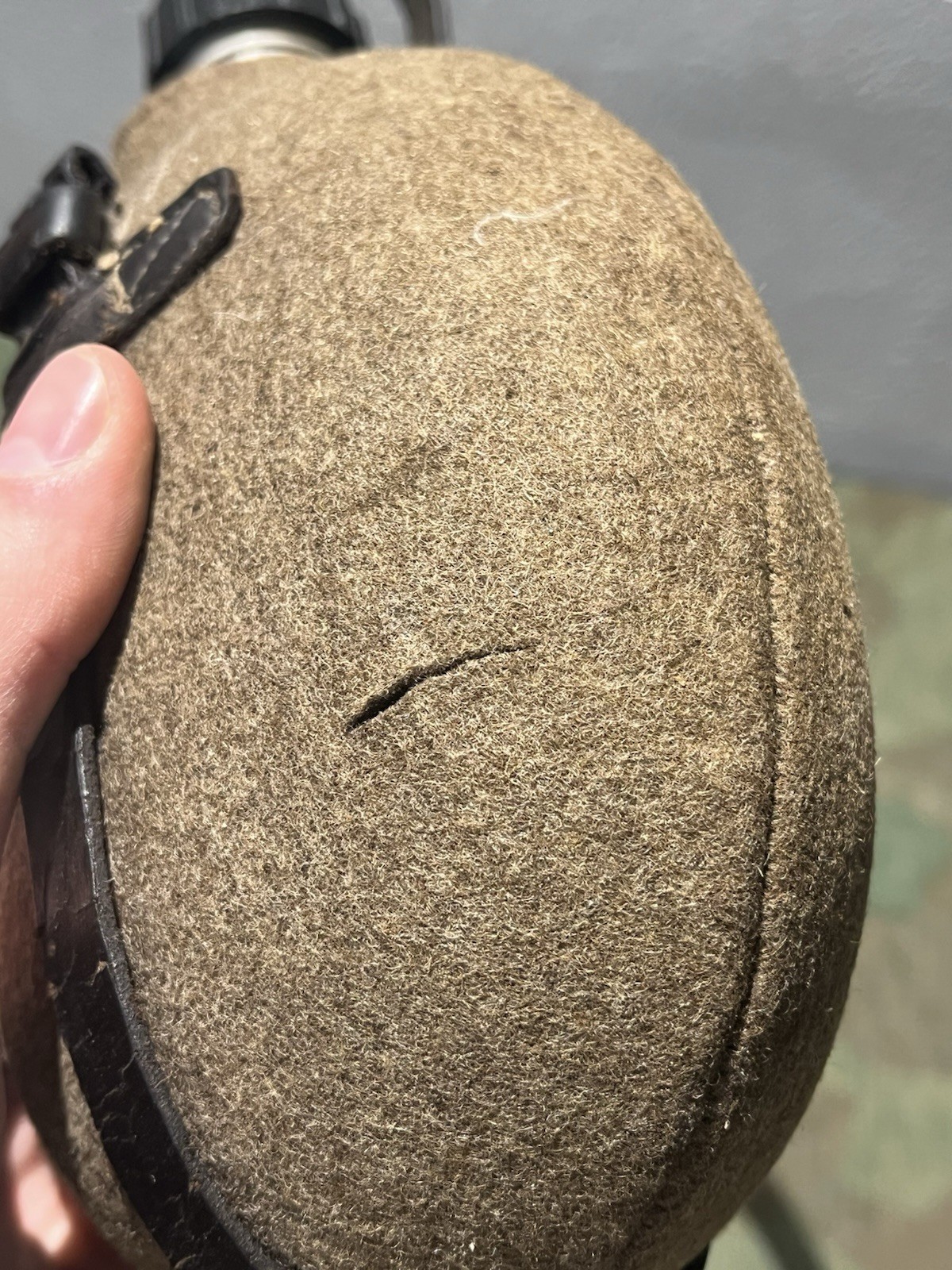 Original WW2 German Uniform M31 Canteen Marked VAL 39 - Image 12