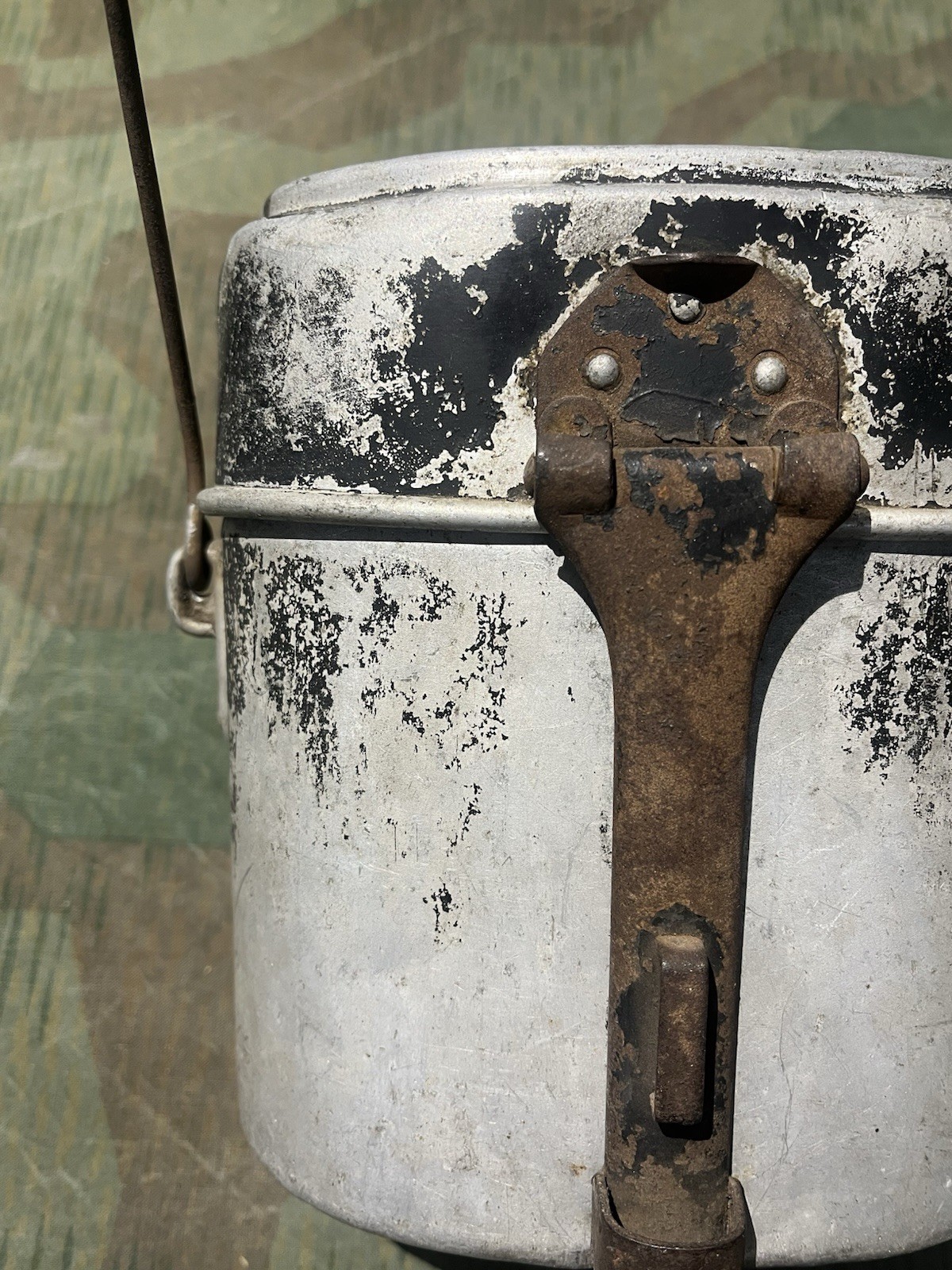 Original WW1 / WW2 German M1910 Style Mess Tin Kit - Image 3