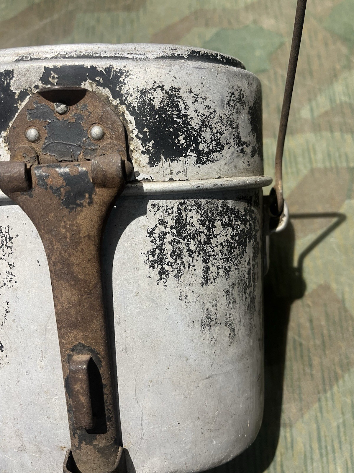 Original WW1 / WW2 German M1910 Style Mess Tin Kit - Image 4