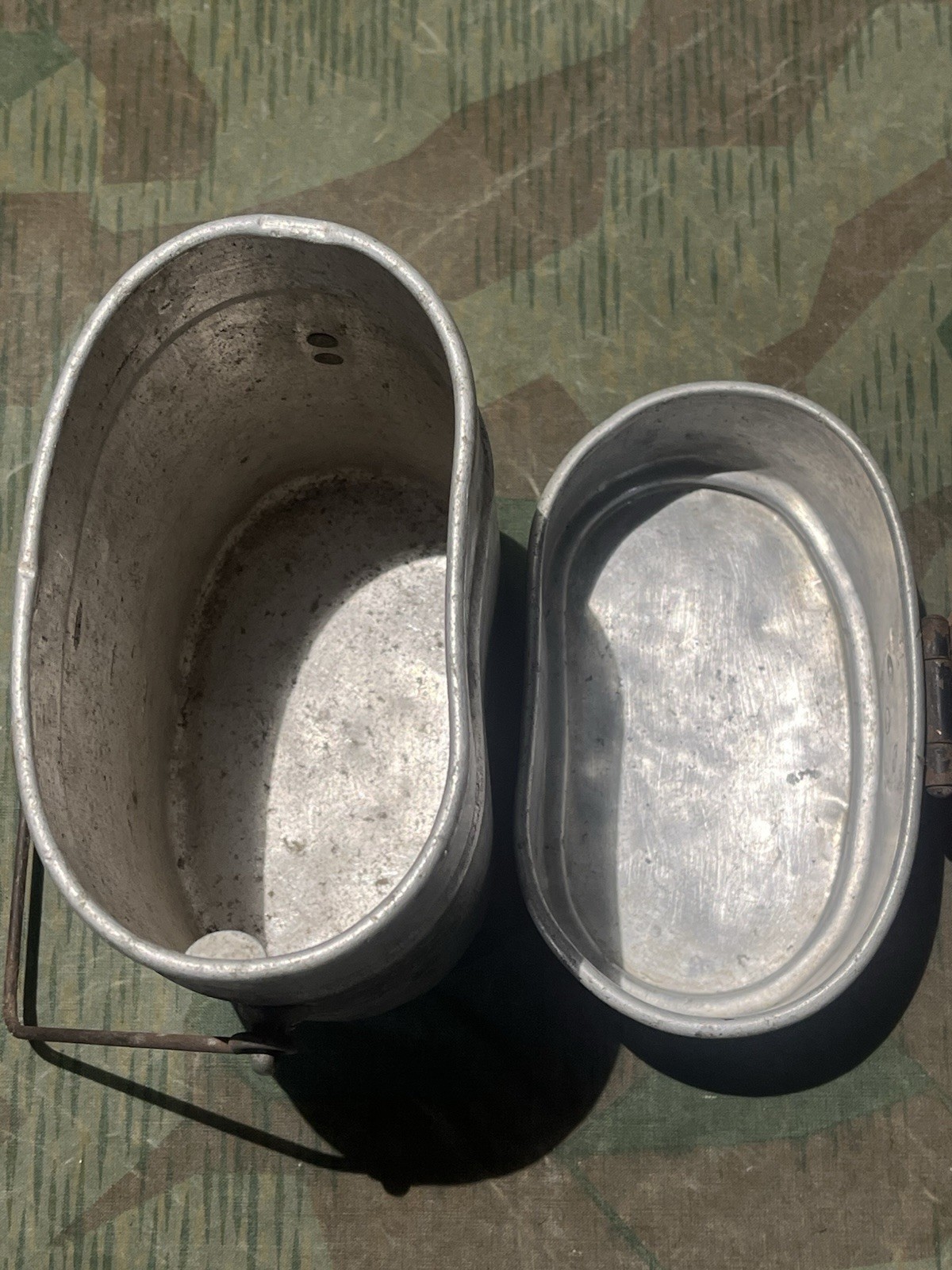Original WW1 / WW2 German M1910 Style Mess Tin Kit - Image 10