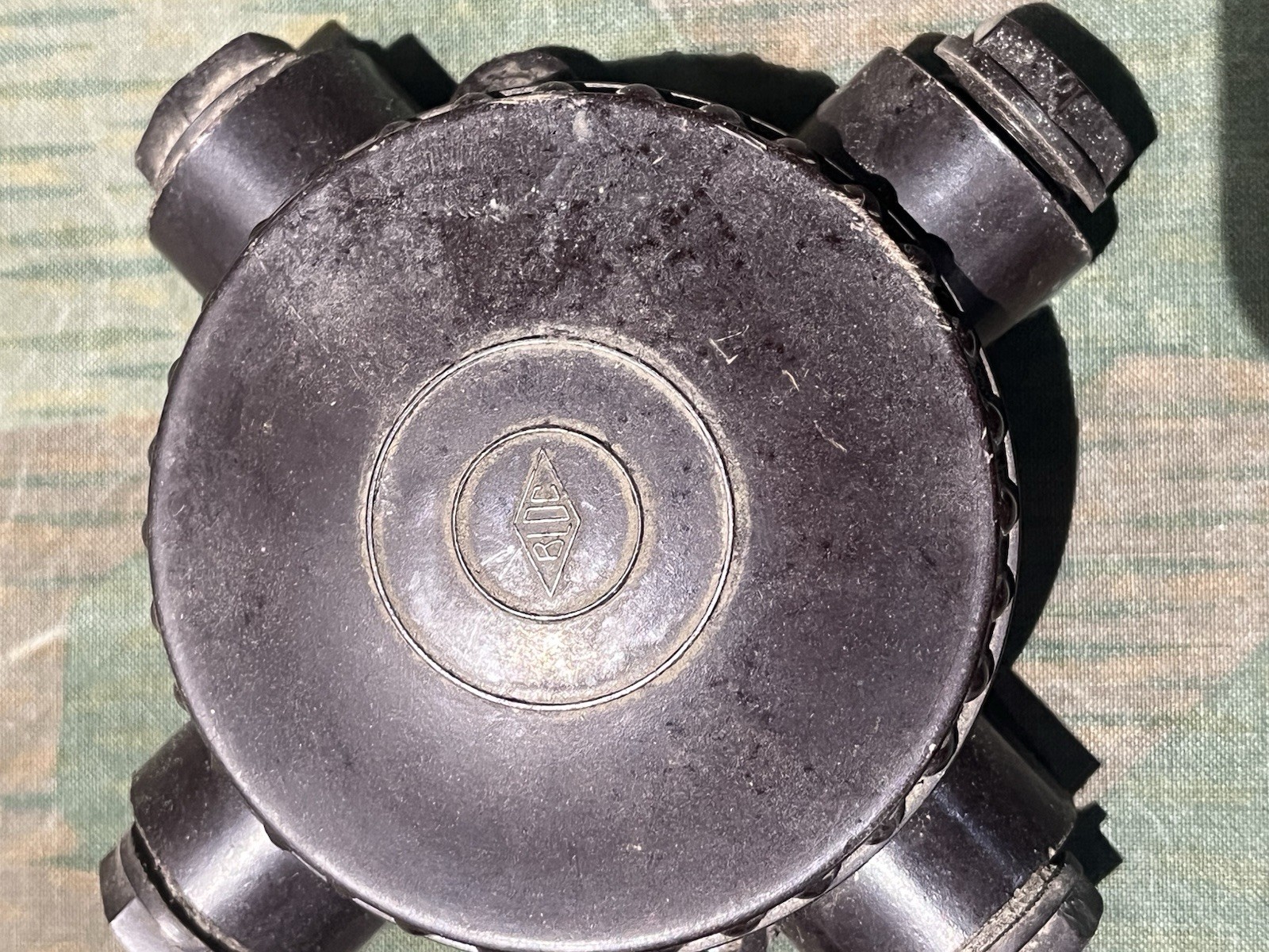 WW2 German / French Original Bunker Bakelite Electrical Junction Boxes - Image 3