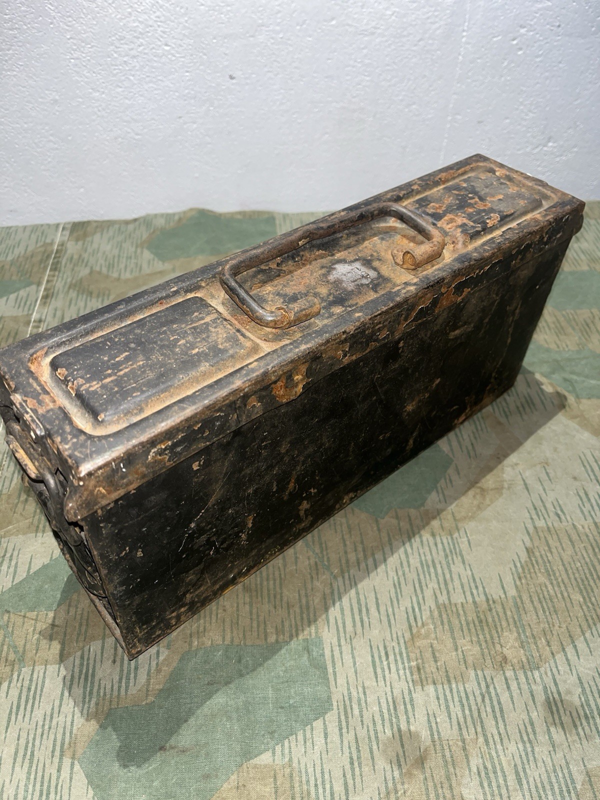 Original WW2 German Wehrmacht Mg34 Mg42 Patronenkasten 41 Ammo Can Marked ada 1944