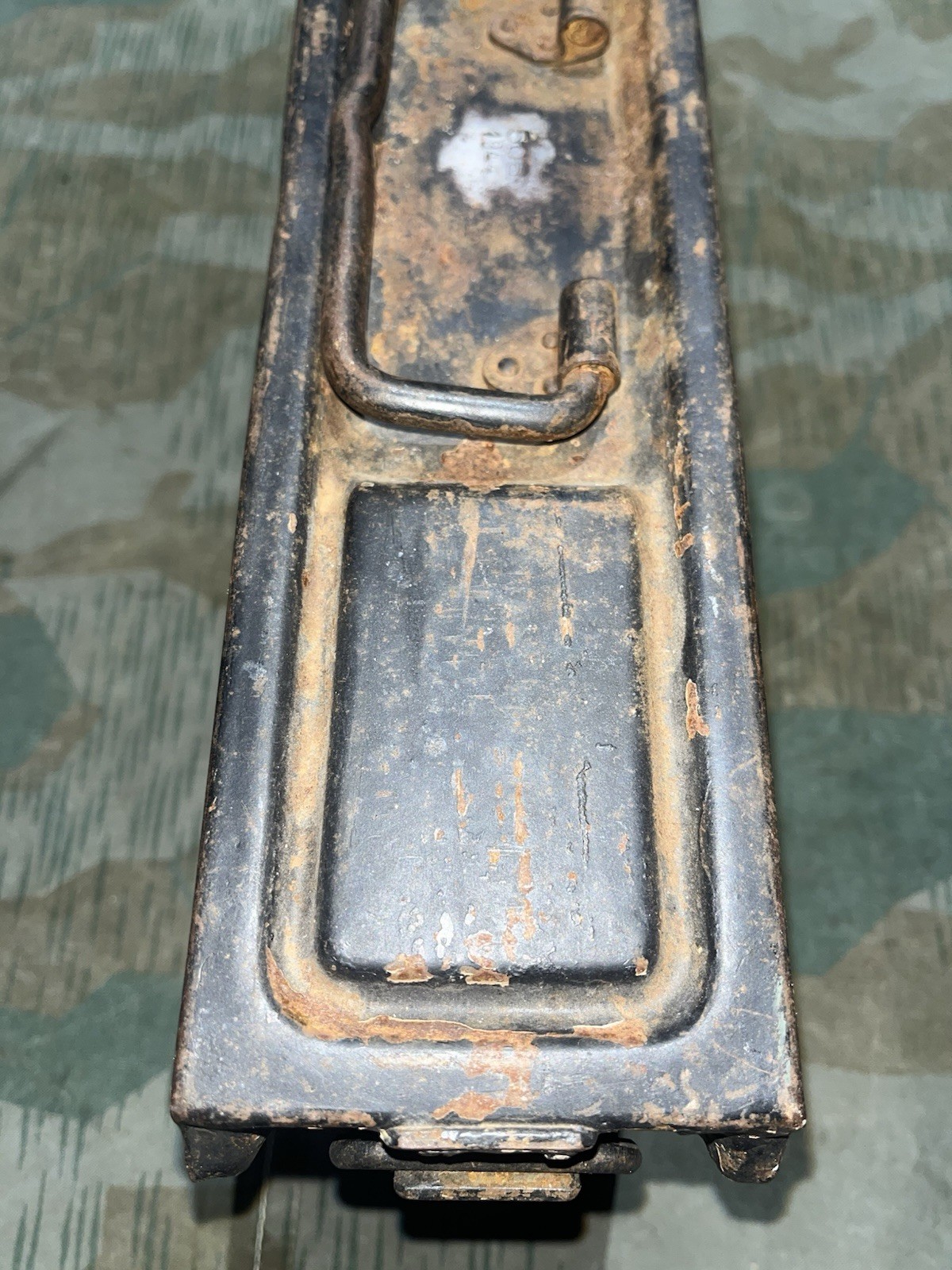 Original WW2 German Wehrmacht Mg34 Mg42 Patronenkasten 41 Ammo Can Marked ada 1944 - Image 2