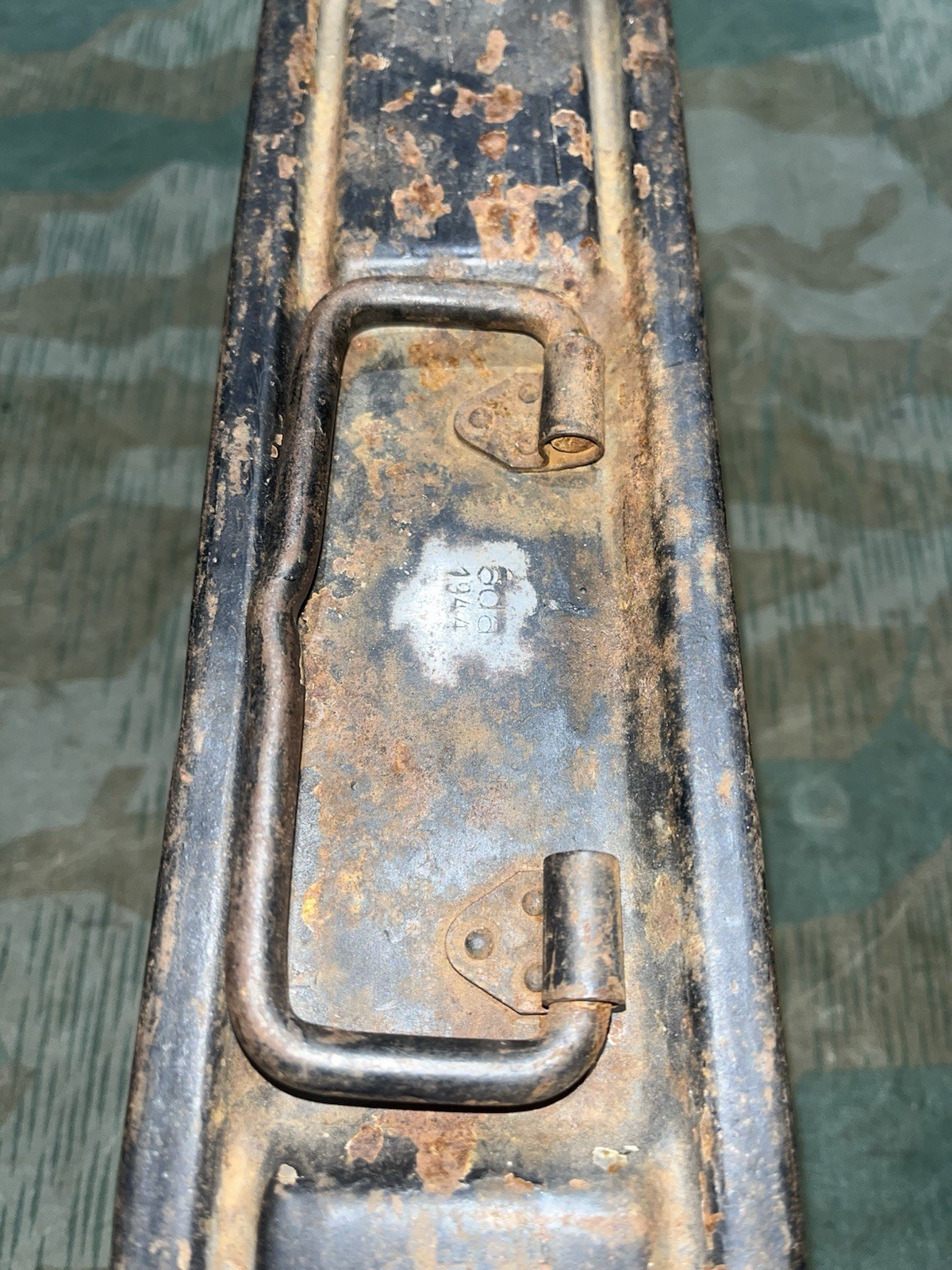 Original WW2 German Wehrmacht Mg34 Mg42 Patronenkasten 41 Ammo Can Marked ada 1944 - Image 3