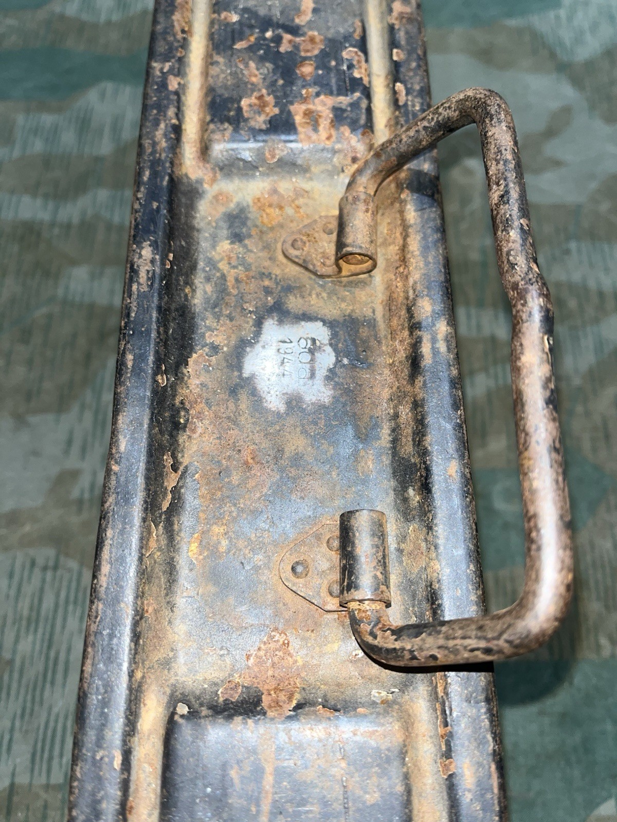 Original WW2 German Wehrmacht Mg34 Mg42 Patronenkasten 41 Ammo Can Marked ada 1944 - Image 4