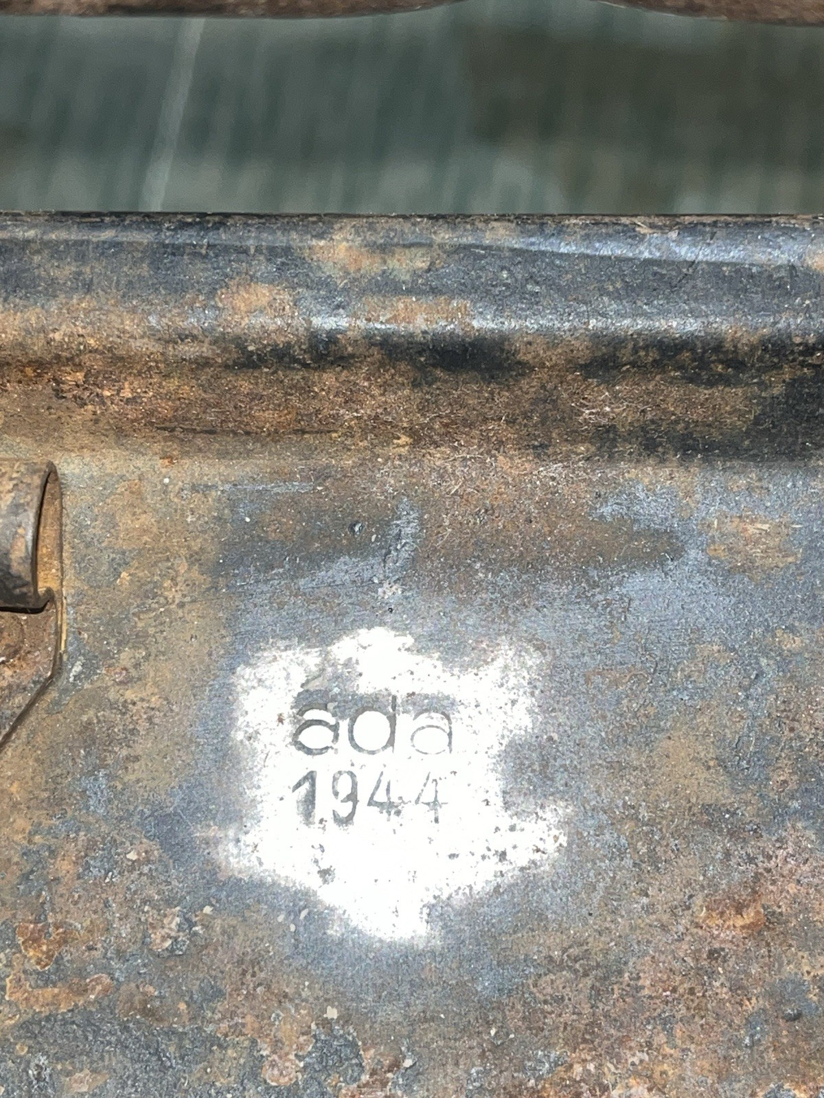 Original WW2 German Wehrmacht Mg34 Mg42 Patronenkasten 41 Ammo Can Marked ada 1944 - Image 6