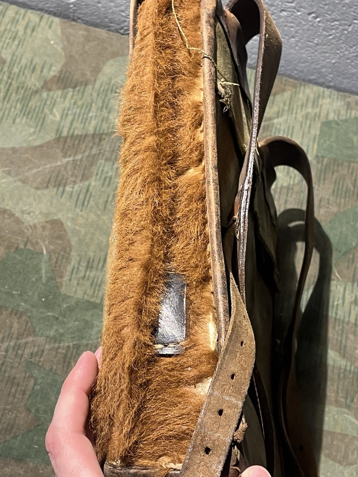 Original WW2 German RAD Uniform M34 Pony Fur Tornister Backpack Marked 1939 - Image 14